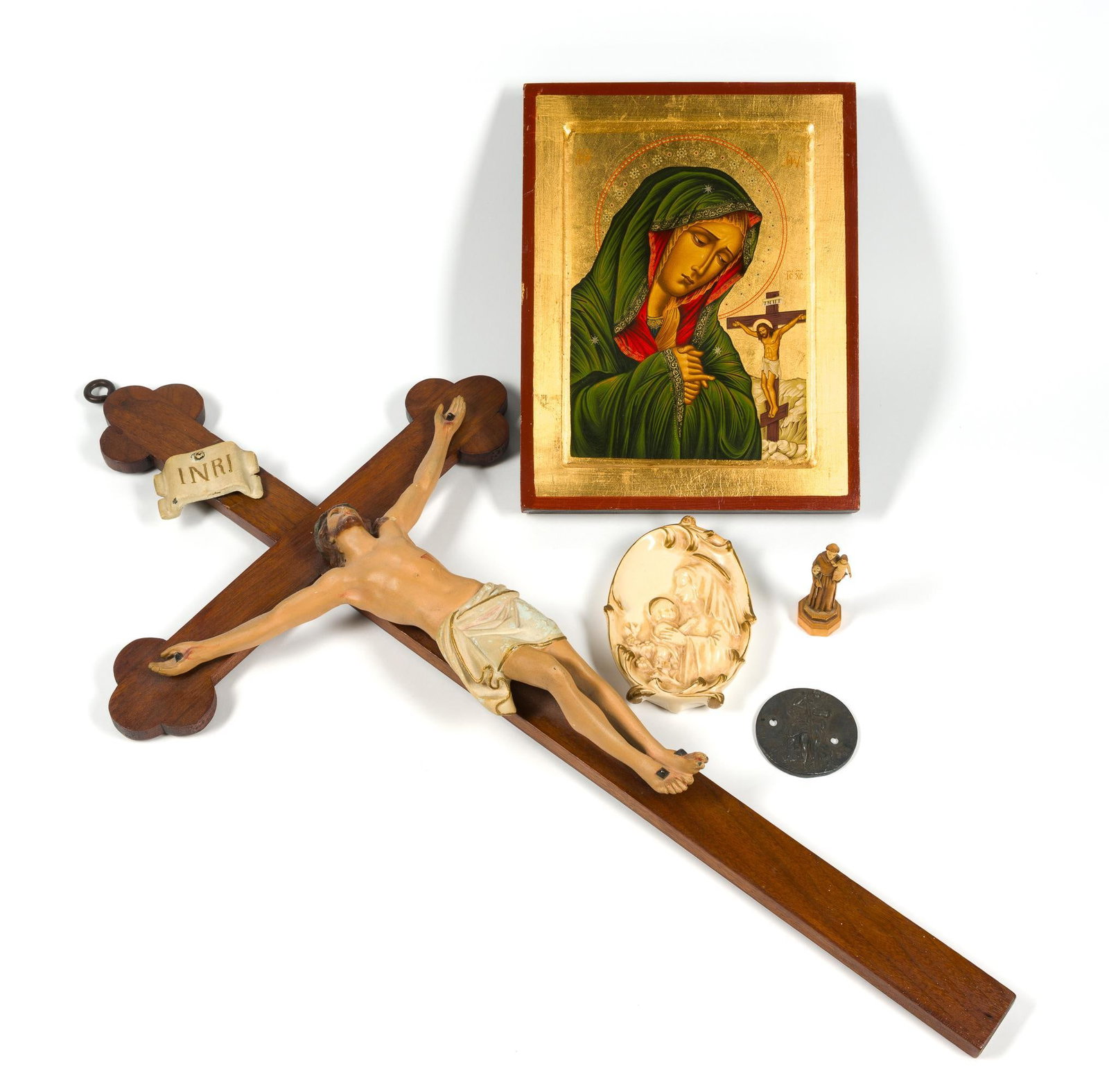 Religious Iconography Incl. Crucifix (1 of 8)