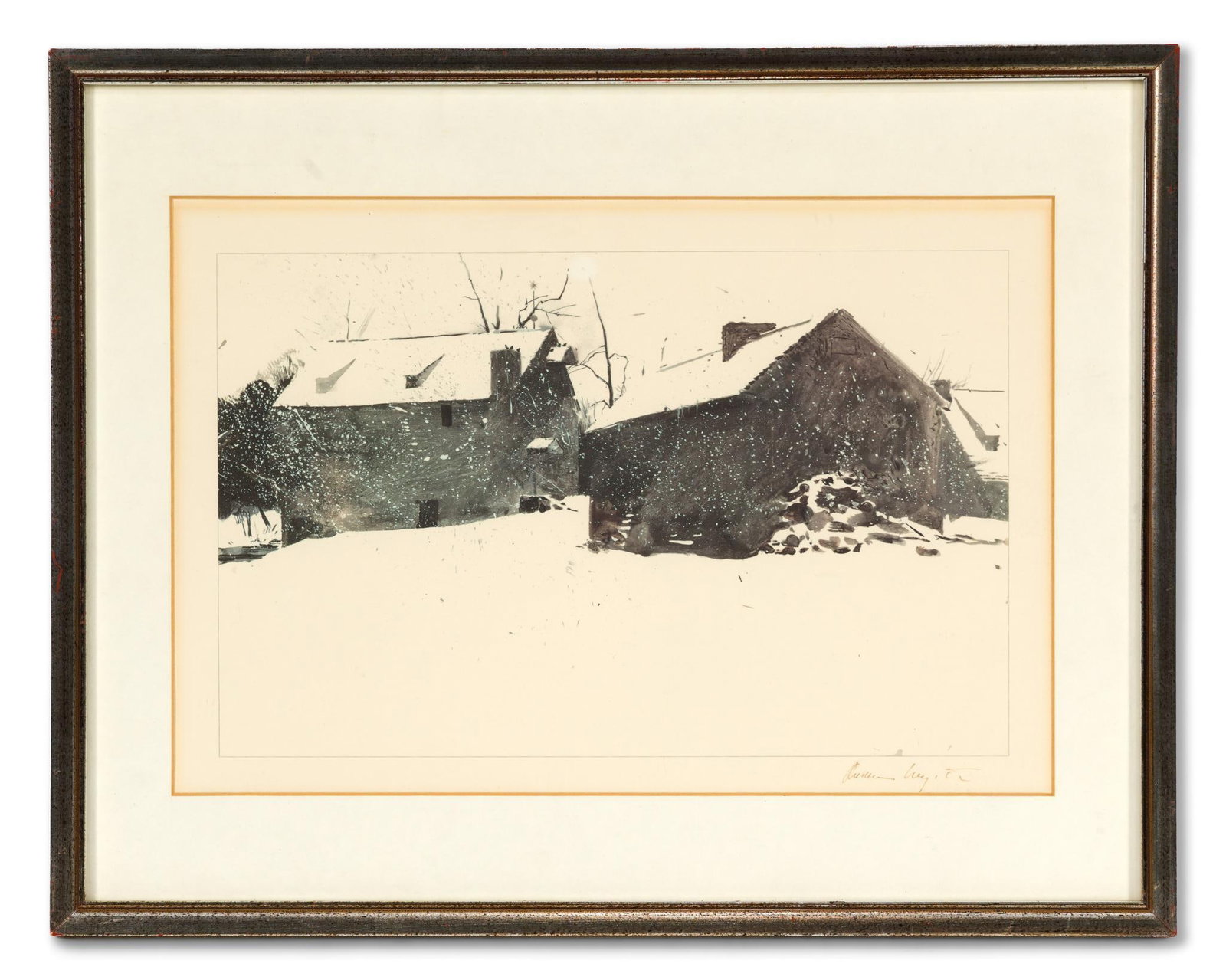 Andrew Wyeth "Brinton's Mill" Offset Lithograph - 2
