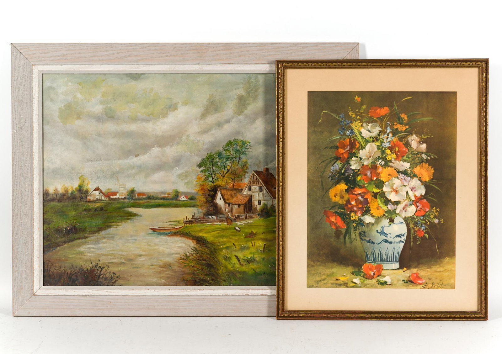 Framed Oil Painting and Print (1 of 7)