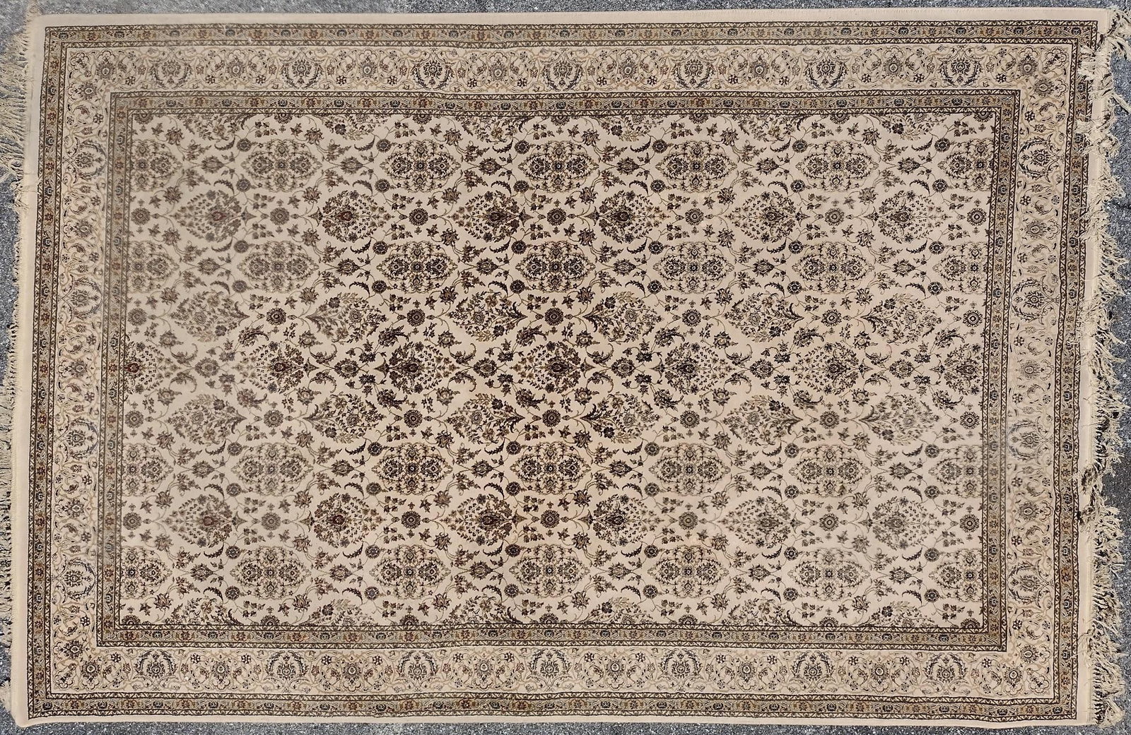 Grand Legacy Room Size Rug: 11'5" long X 7'10" wide.