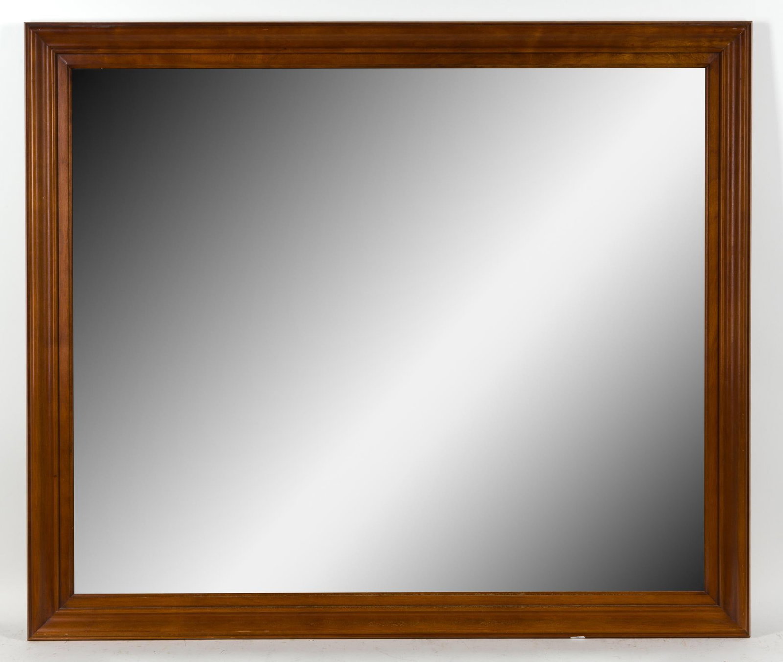 Wooden Frame Mirror: Measures 34 - 1/2" x 40 - 1/2".