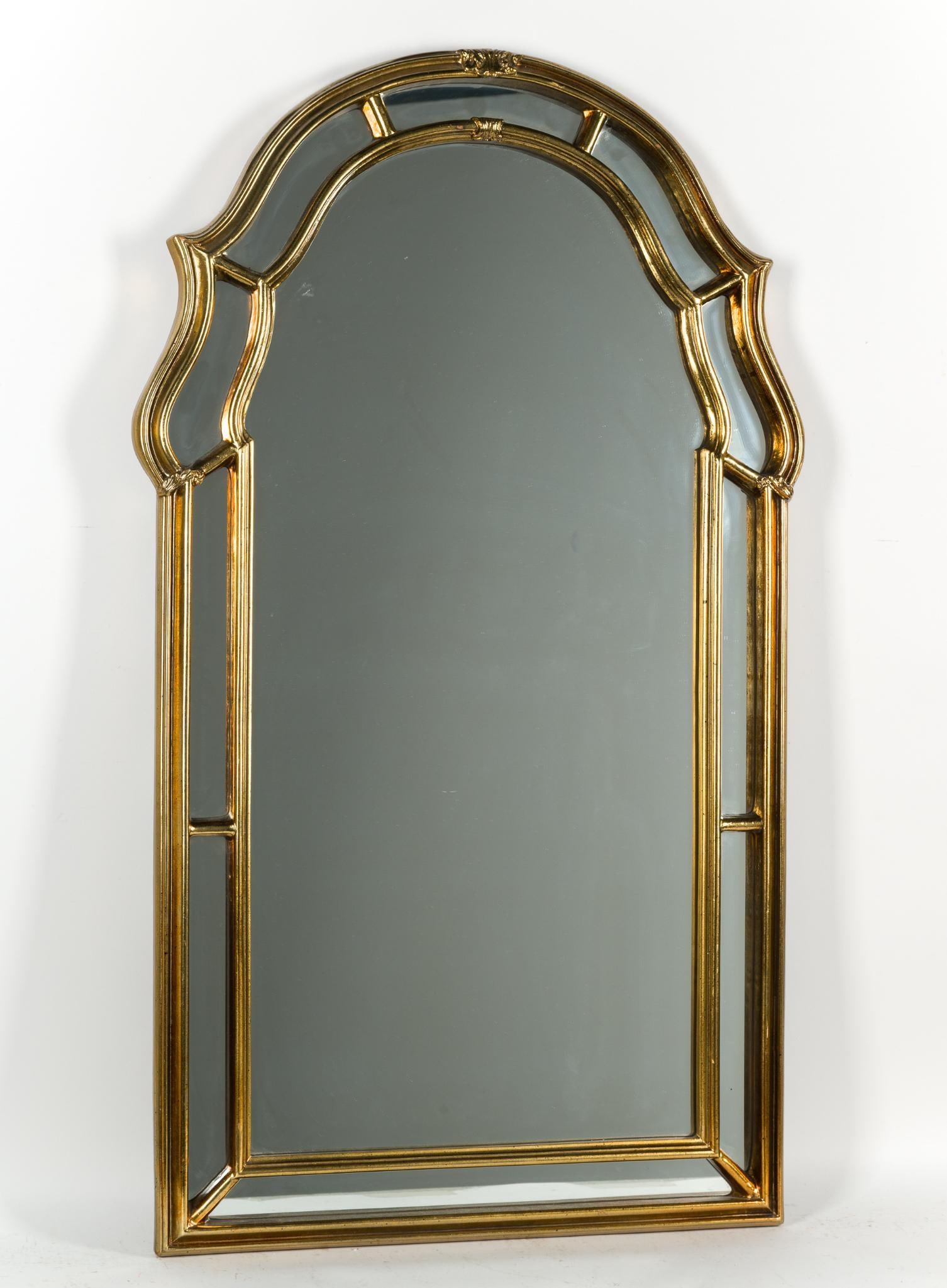Large Vintage Mirror: Measures 43 - 1/2" x 23 - 1/2".