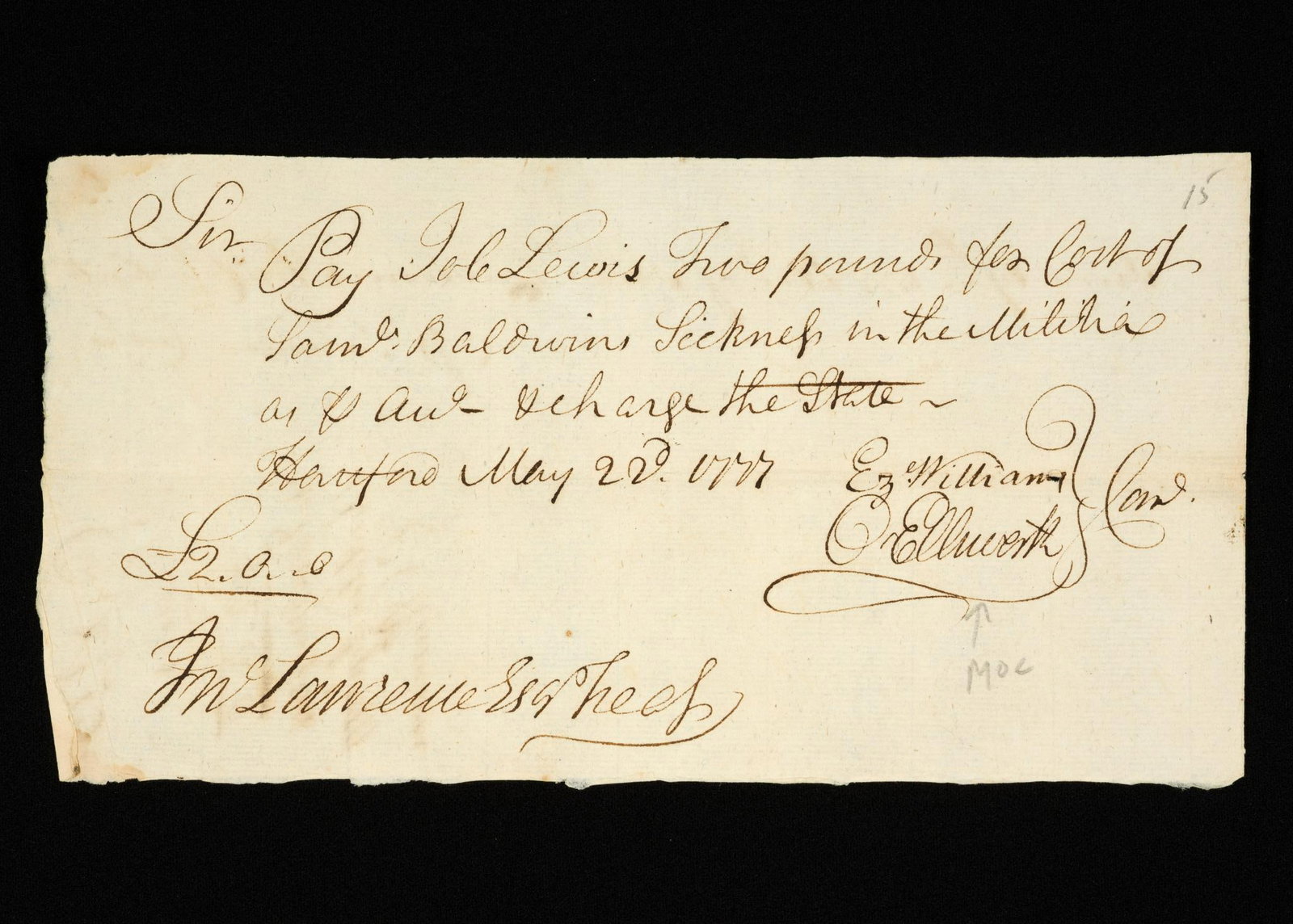 (Revolutionary-Era) 2 Antique Documents - 2