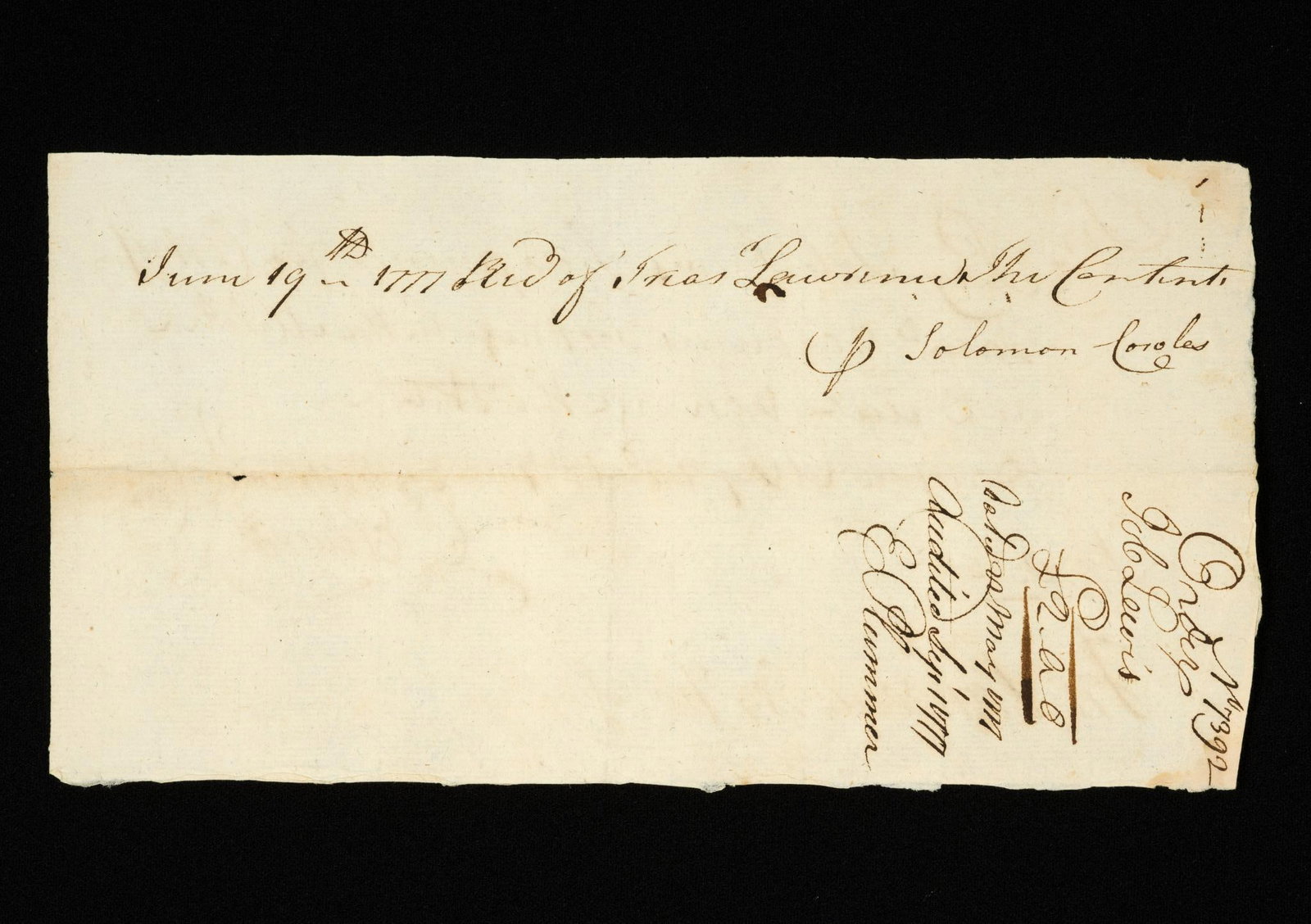 (Revolutionary-Era) 2 Antique Documents - 3