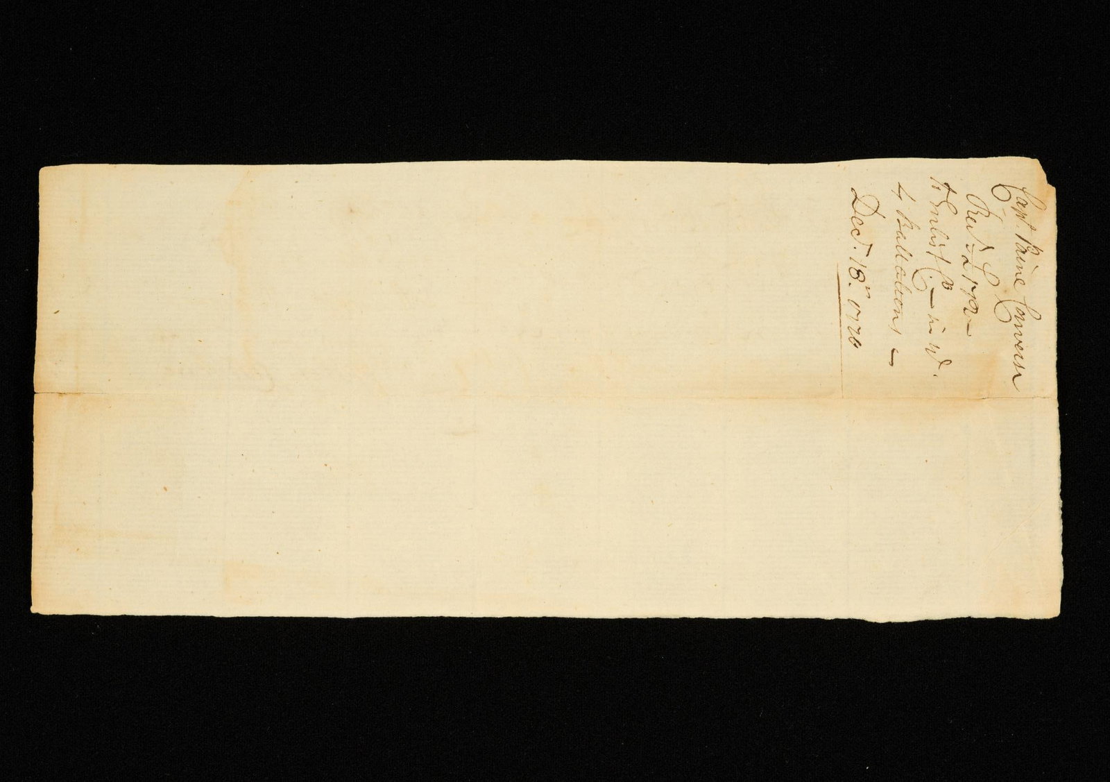 (Revolutionary-Era) Pay Table Document - 2