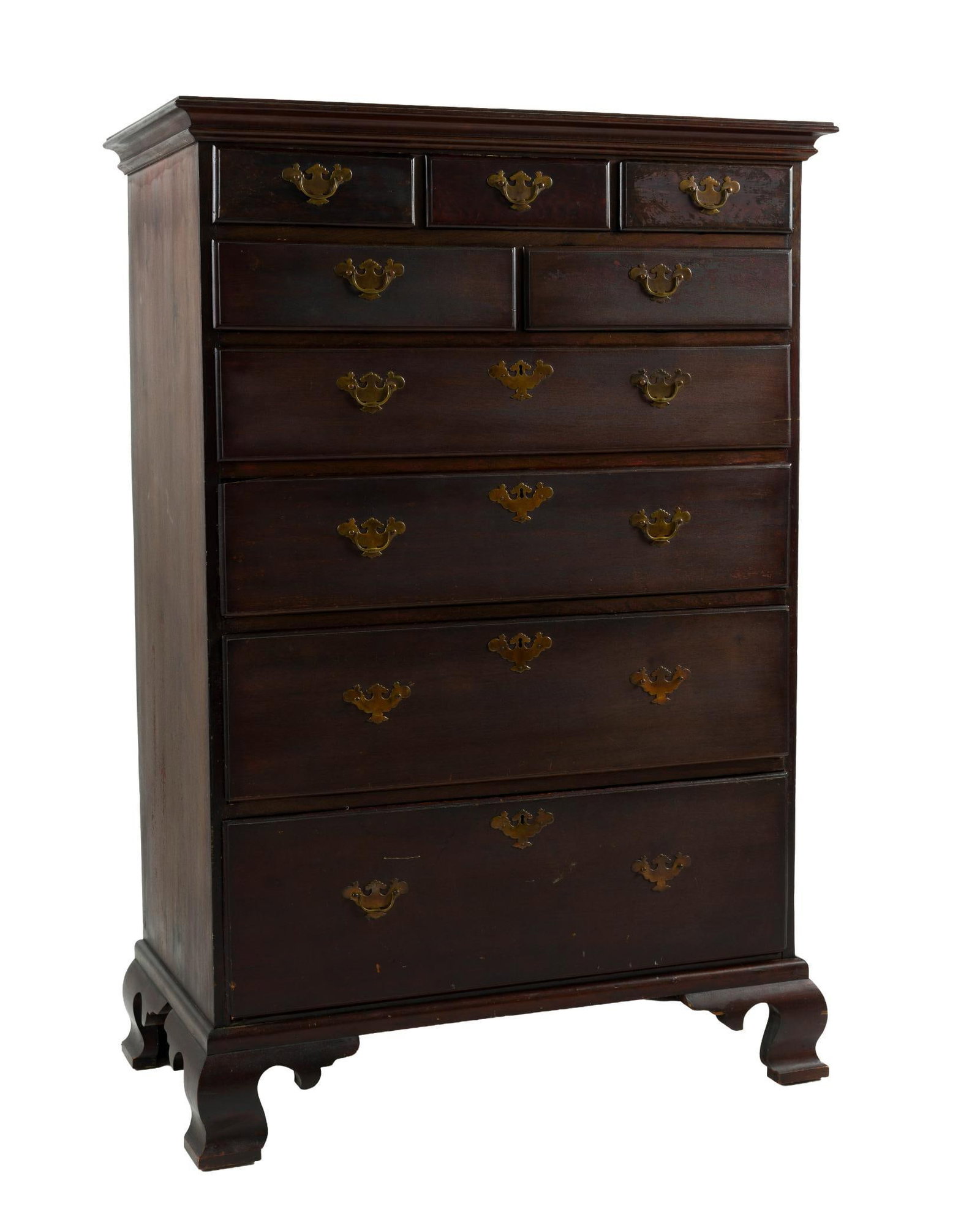 (Early Republic Era) Pennsylvania Walnut Chippendale High Chest (1 of 9)