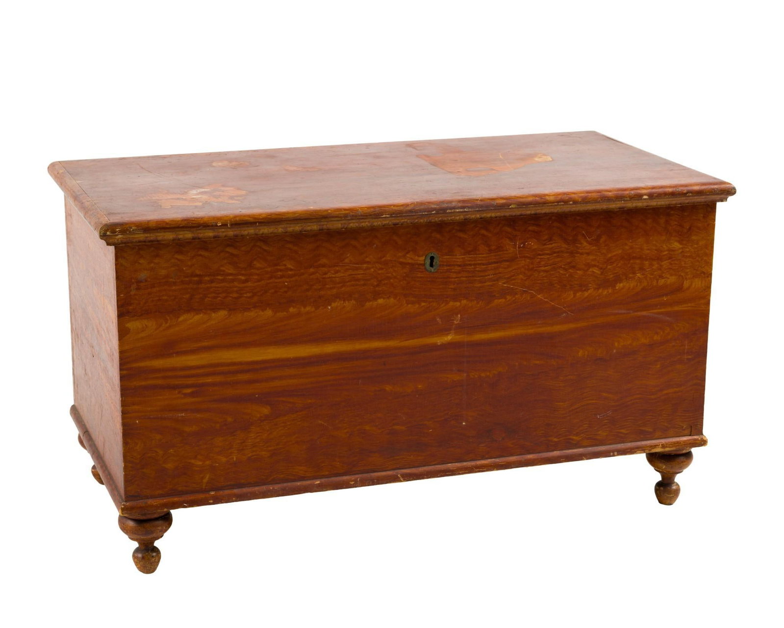 (Early Republic Era) Painted Blanket Chest (1 of 7)