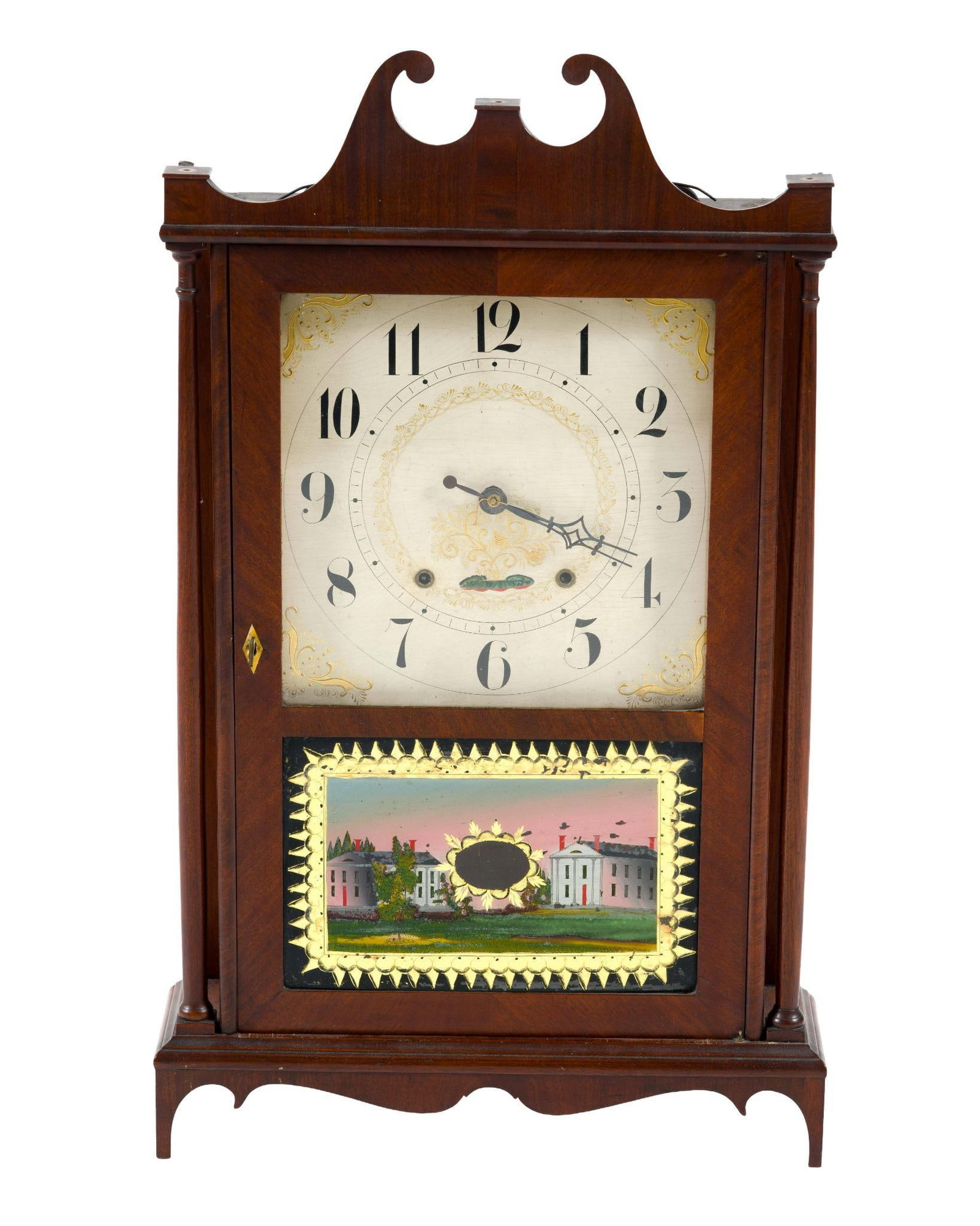 (Antebellum-Era) Seth Thomas Eli Terry Pillar And Scroll Shelf Clock (1 of 6)