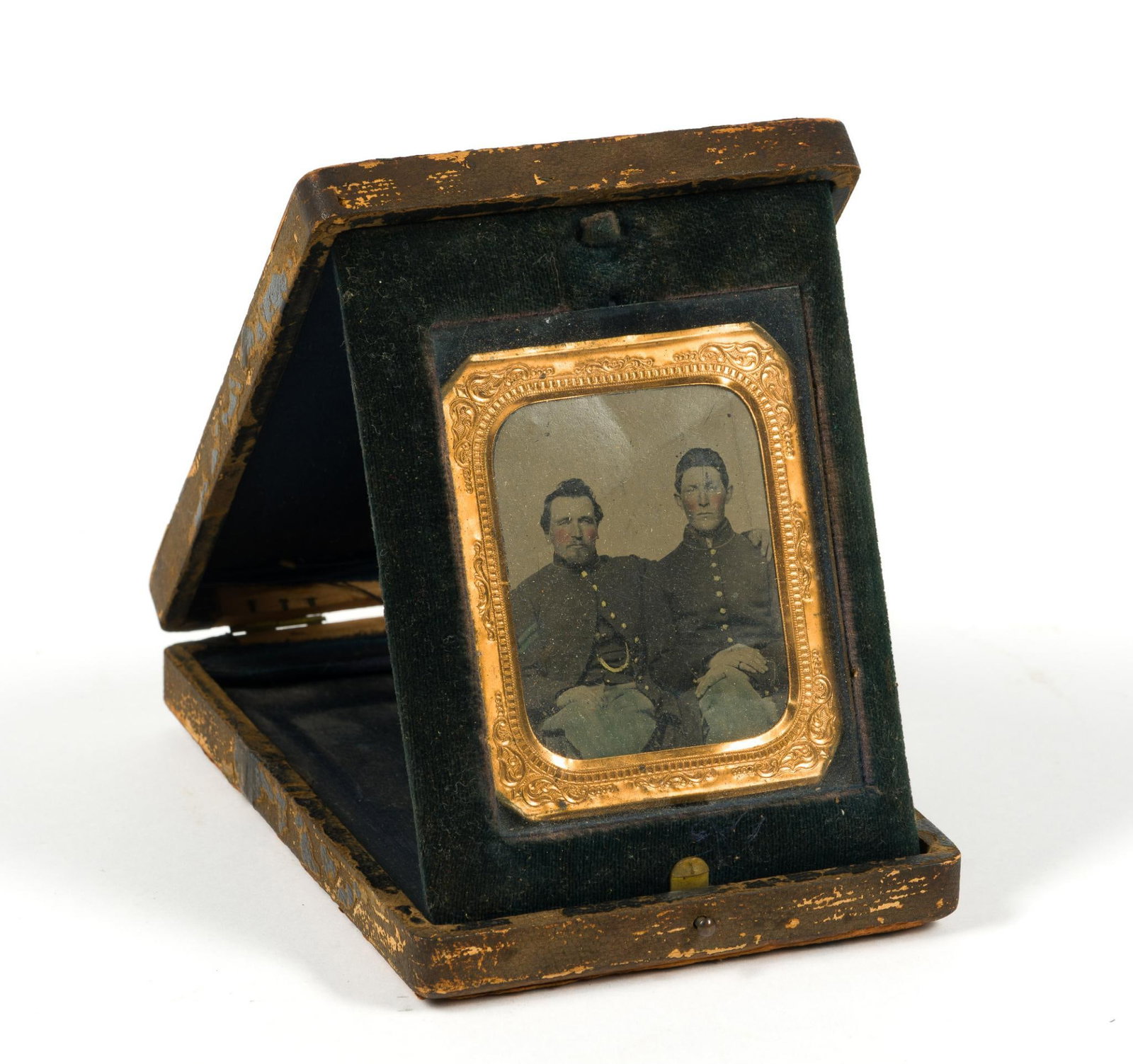 (Civil War Era) Civil War Soldier Cased Photograph (1 of 3)