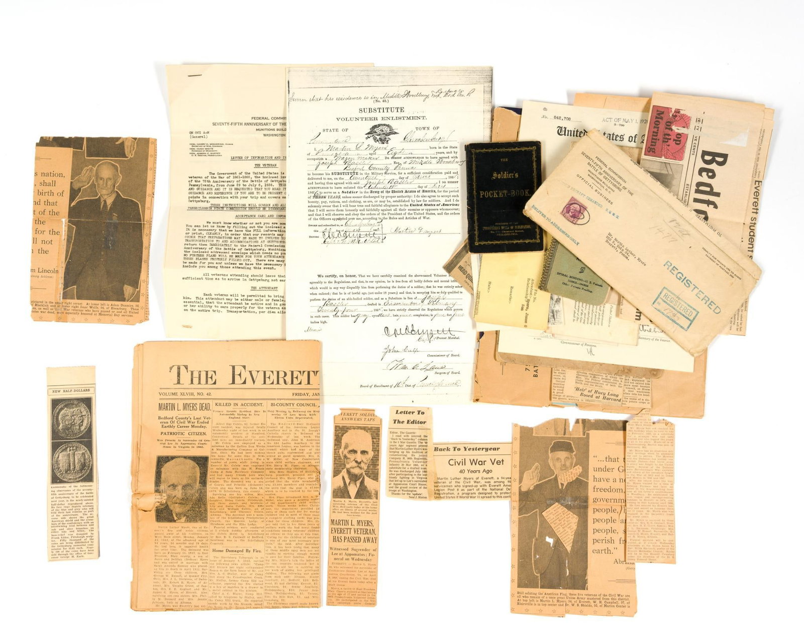 (Civil War Era) M.L. Myers Civil War Archive (1 of 8)