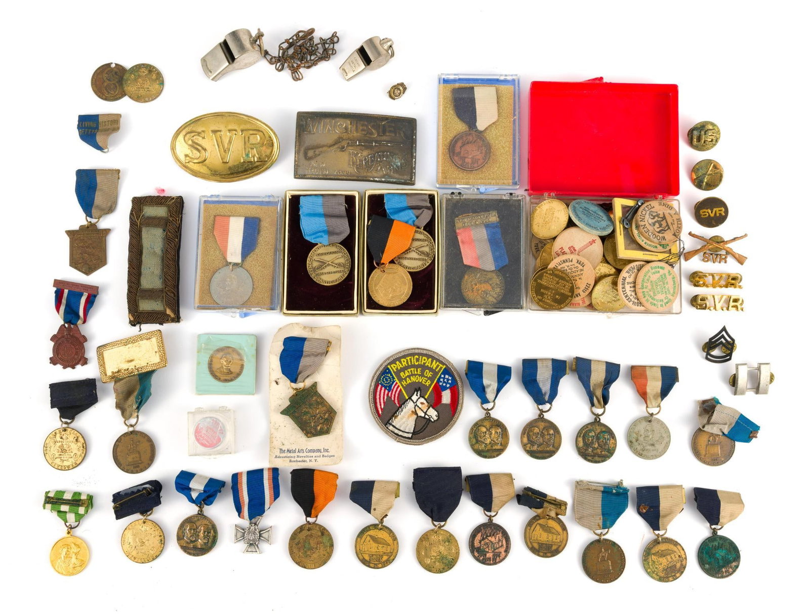 (Civil War Era) Collection of Civil War Reenactment Medals (1 of 5)