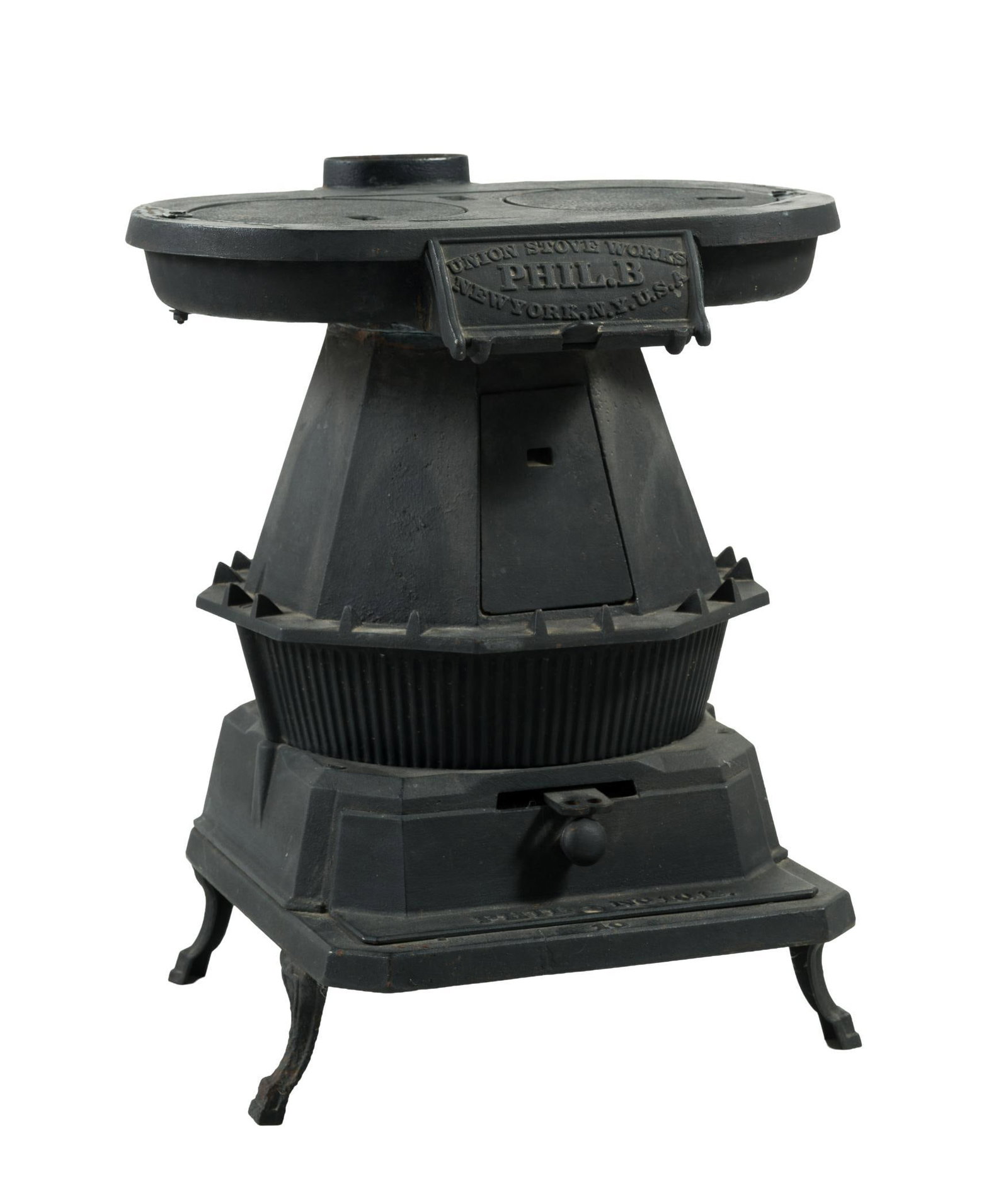(Reconstruction Era) Phil. b No. 10B Cast Iron Stove (1 of 5)