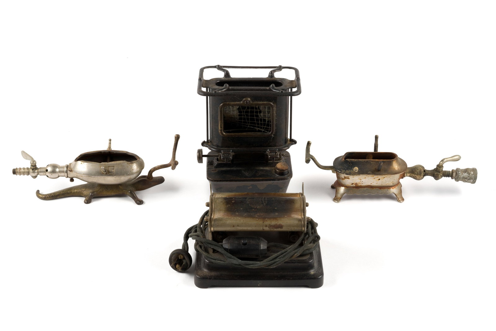 (Reconstruction Era) 4 Antique Heating Items (1 of 6)
