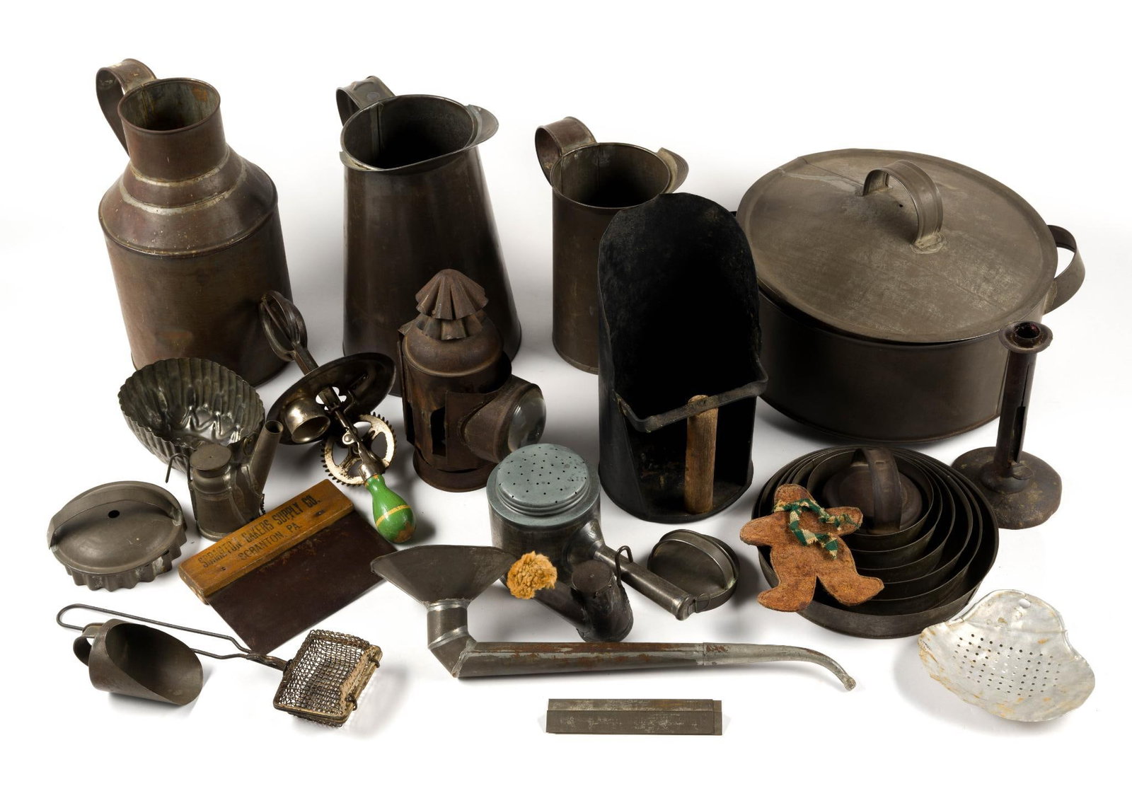 (Reconstruction Era) Assorted Antique Kitchenware (1 of 5)