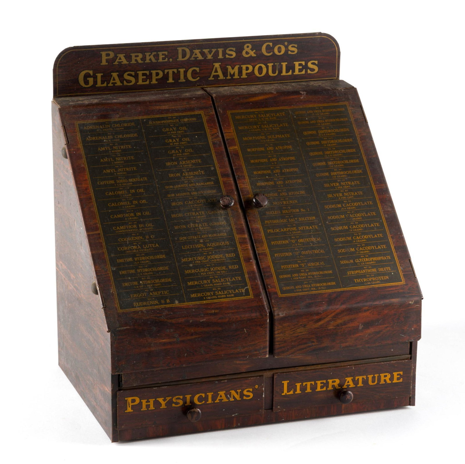 (Progressive Era) Parke Davis Apothecary Cabinet (1 of 6)