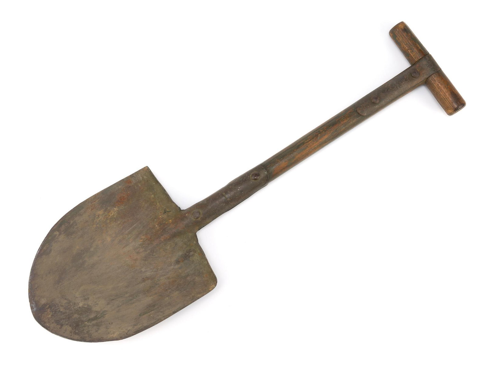 (WWI-Era) WWI Trench Shovel: From WWI fighters in France by Emel Ruhl. 22-1/4" long.?