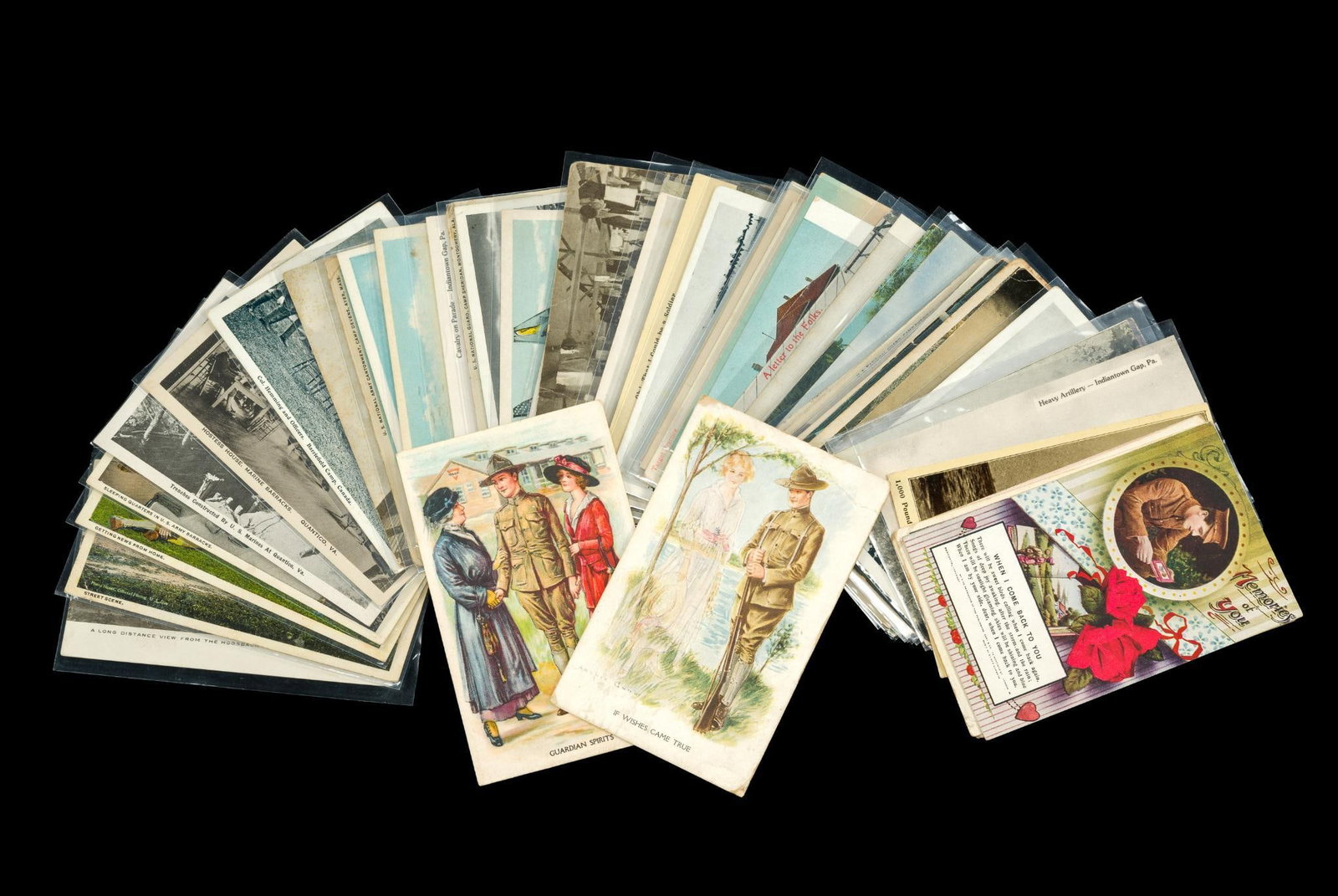 (WWI-Era) 53 WWI Postcards (1 of 7)