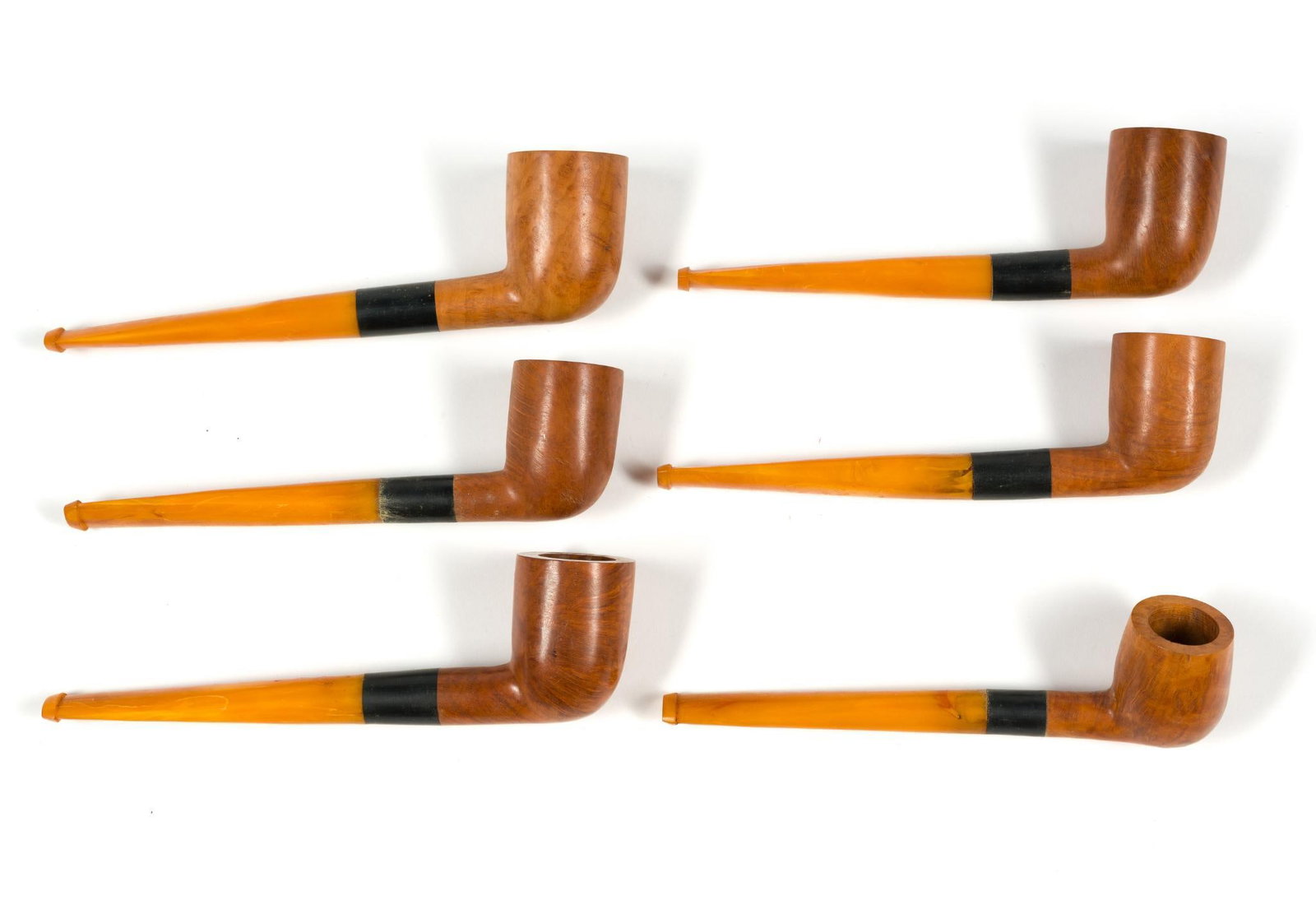 (Prohibition Era) 6 Antique Pipes (1 of 2)