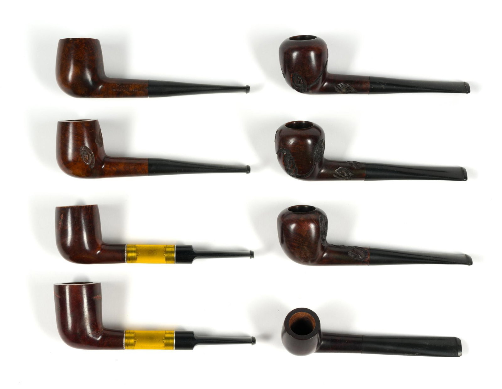 (Prohibition Era) 8 Antique Pipes (1 of 2)