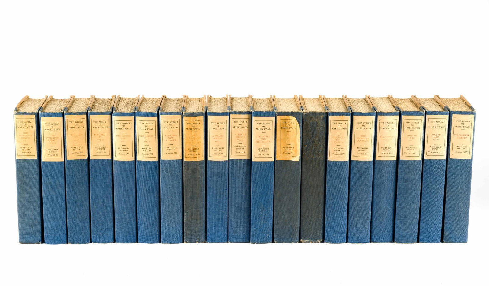 (Prohibition Era) 37 Volumes Mark Twain Hand Signed Definitive Edition (1 of 14)