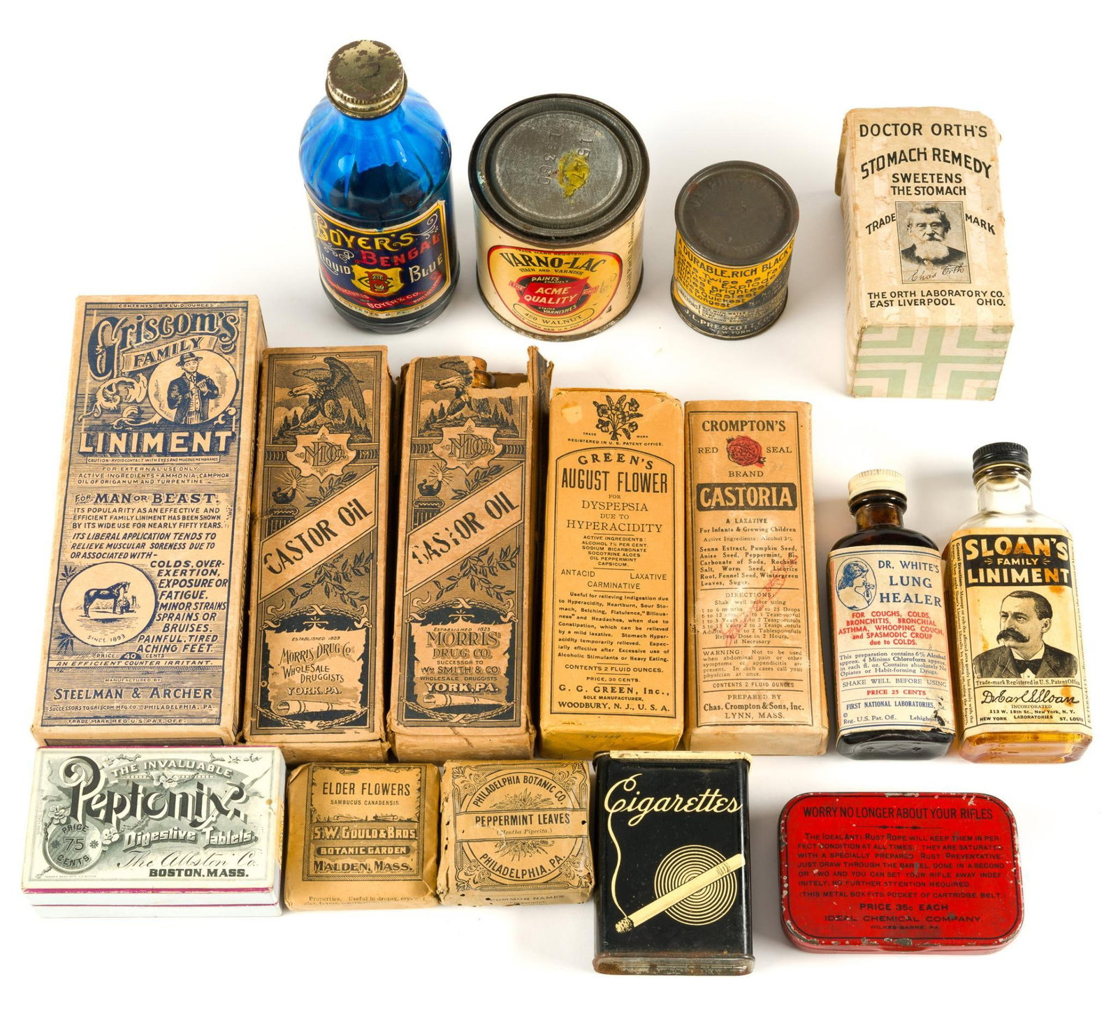 (Depression Era) 15 Pcs Country Store Goods (1 of 4)