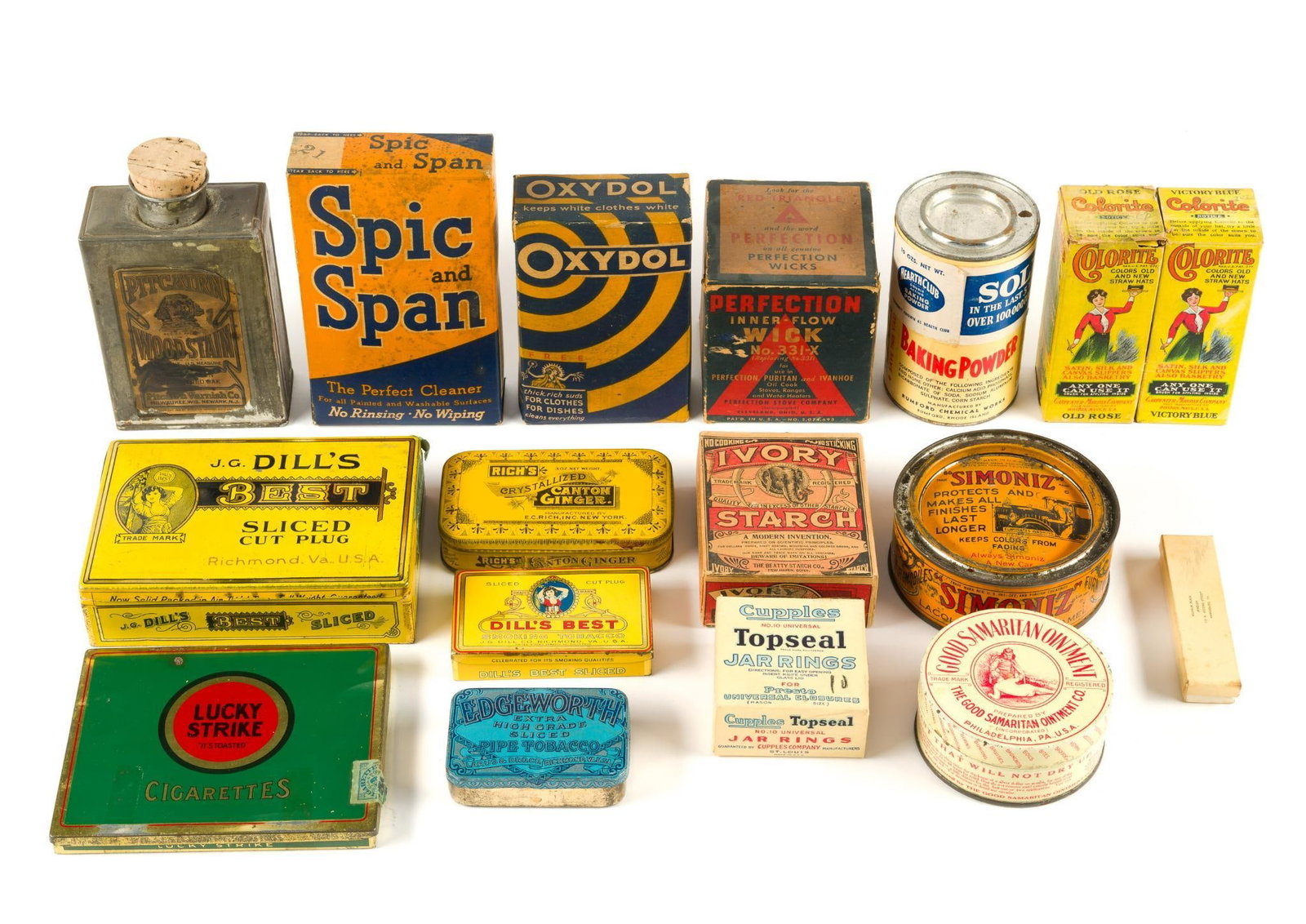 (Depression Era) 17 Antique Country Store Goods (1 of 5)