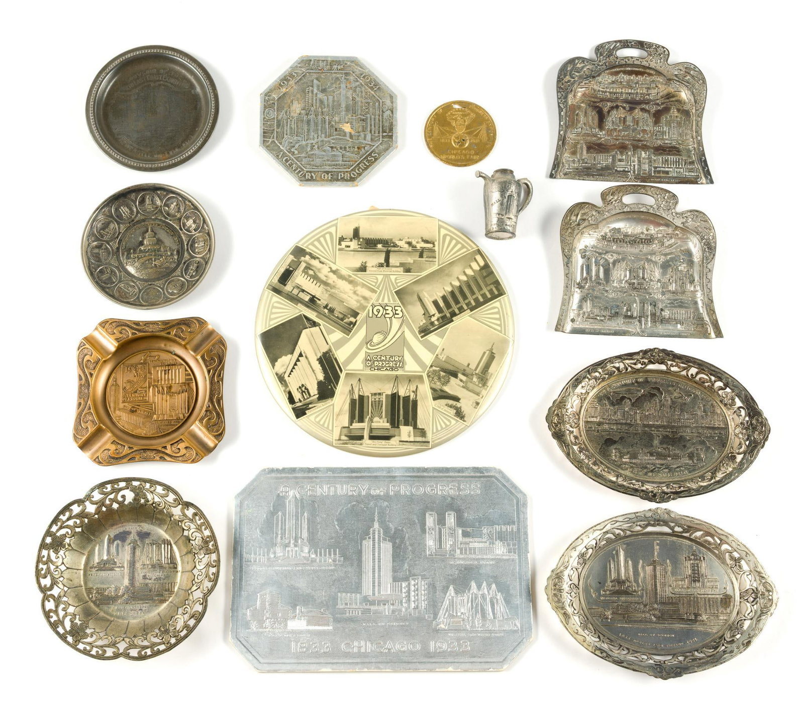 (Depression Era) 13 Chicago World's Fair Souvenirs (1 of 9)