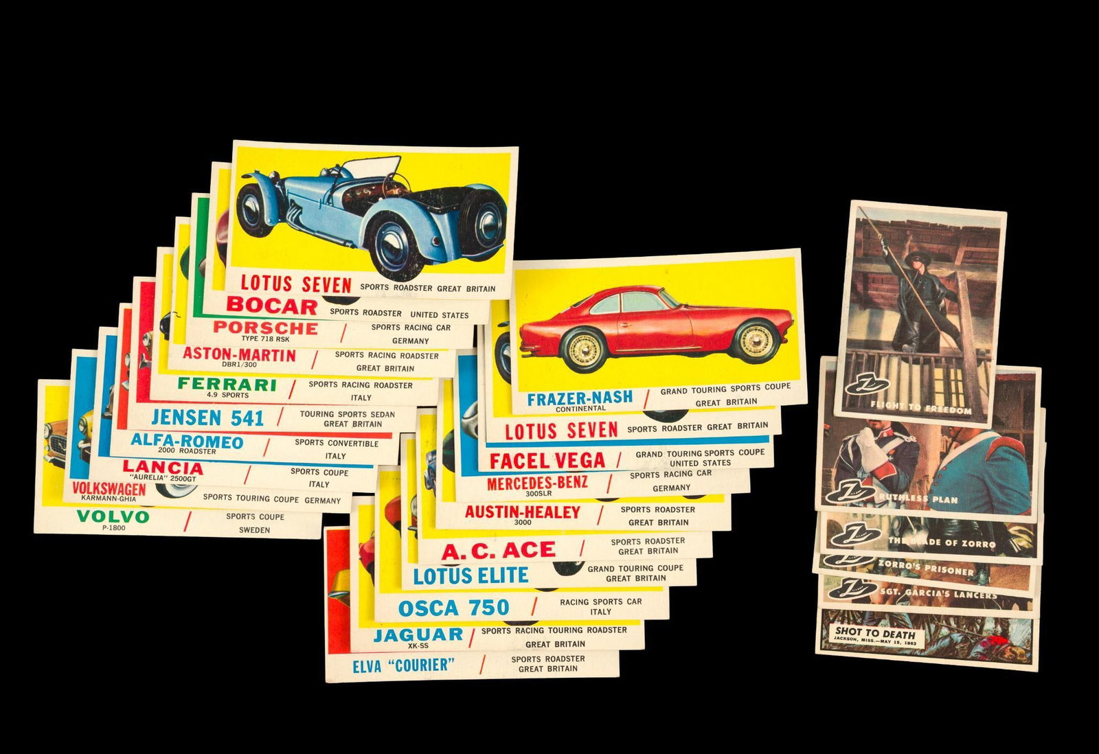 (WWII Era) 26 Vintage Cards incl. Classic Cars (1 of 1)