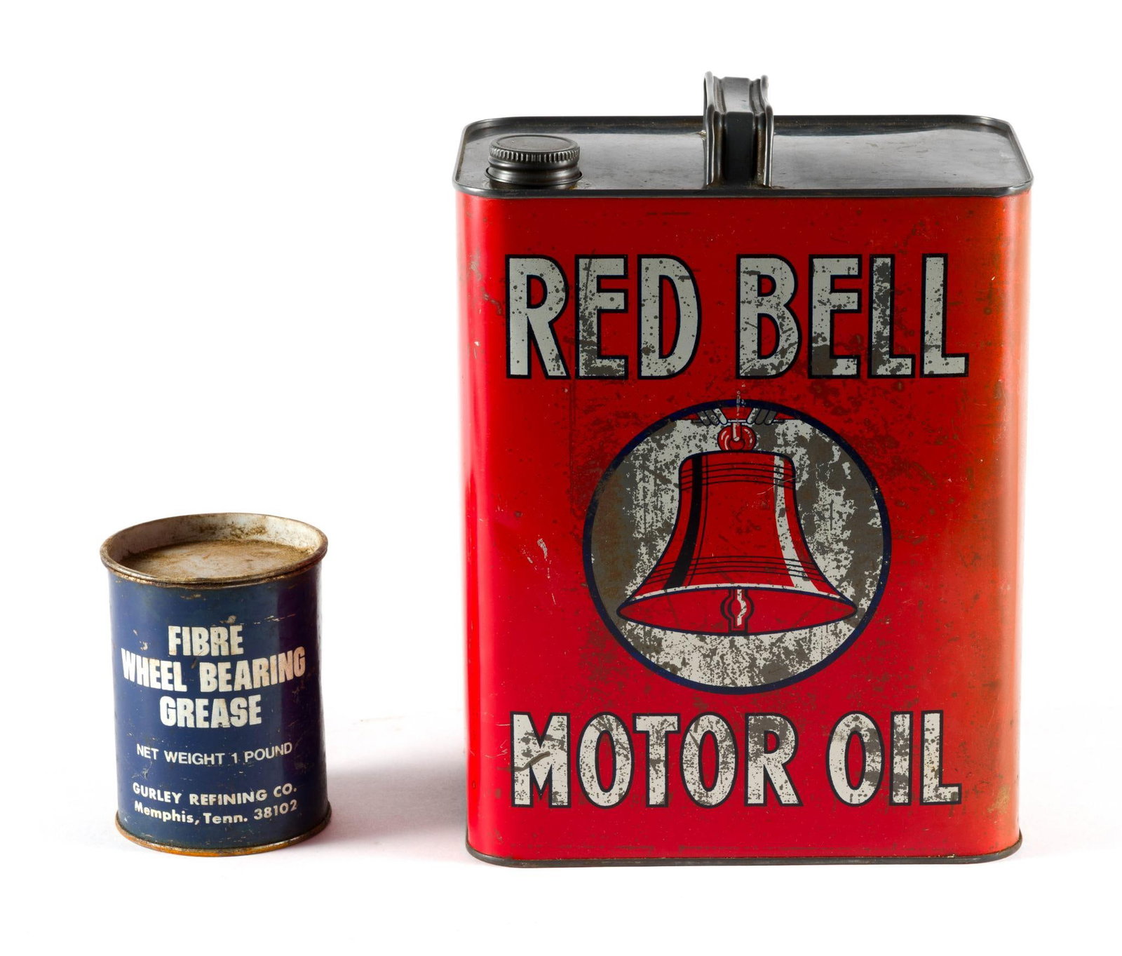 (Postwar Era) 2 Antique Automotive Containers (1 of 5)