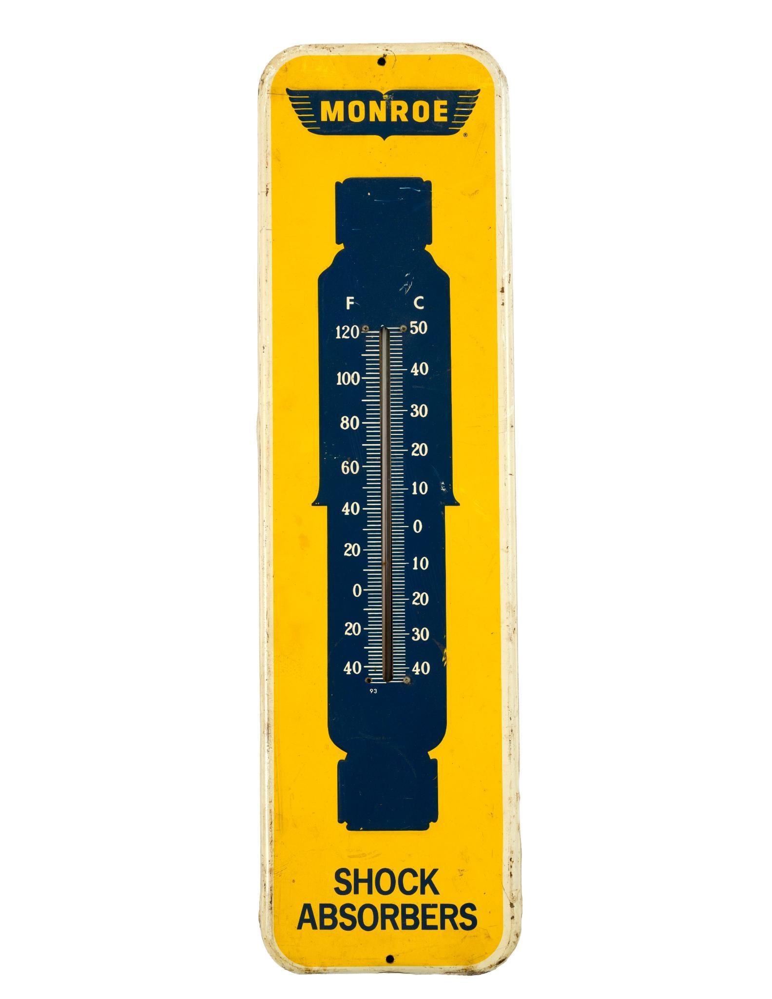 (Postwar Era) Monroe Shock Absorbers Thermometer (1 of 2)
