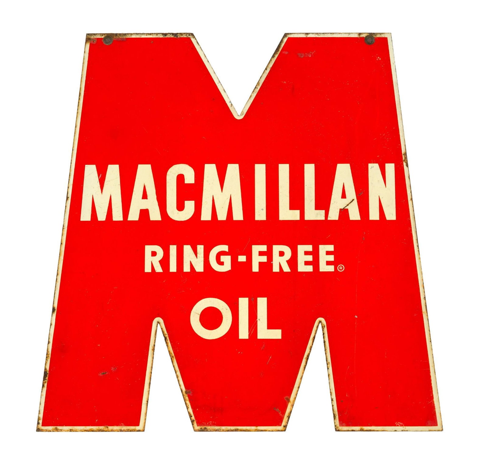 (Postwar Era) Vintage Macmillan Oil Sign (1 of 2)