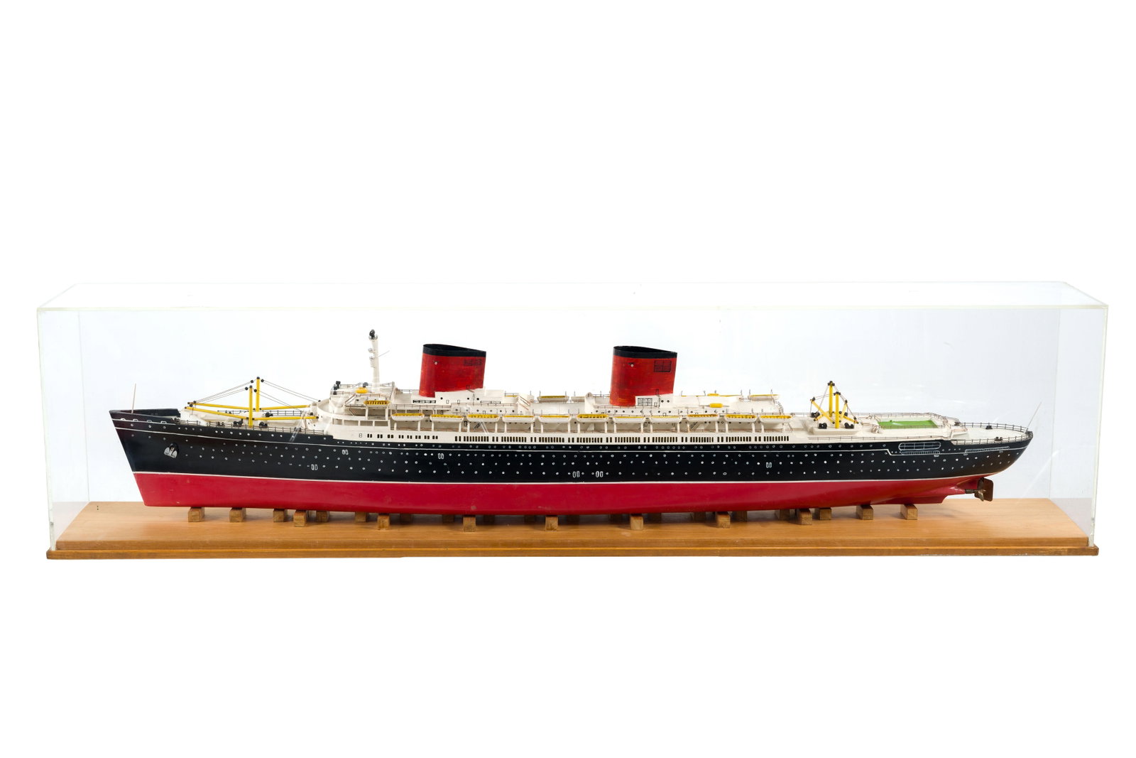 (Postwar Era) U.S.S. United States Model Ship (1 of 4)