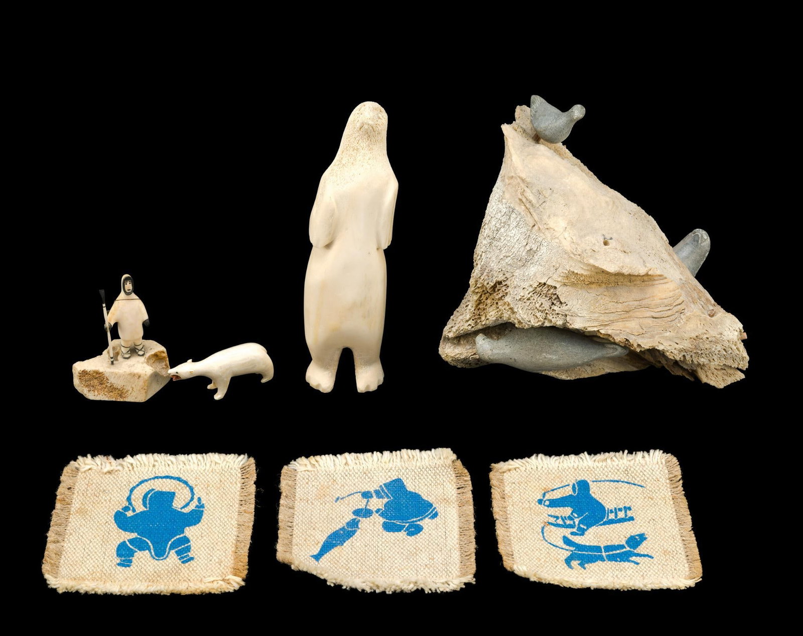 (Cold War Era) 7 Inuit Items incl. Tapestry (1 of 5)