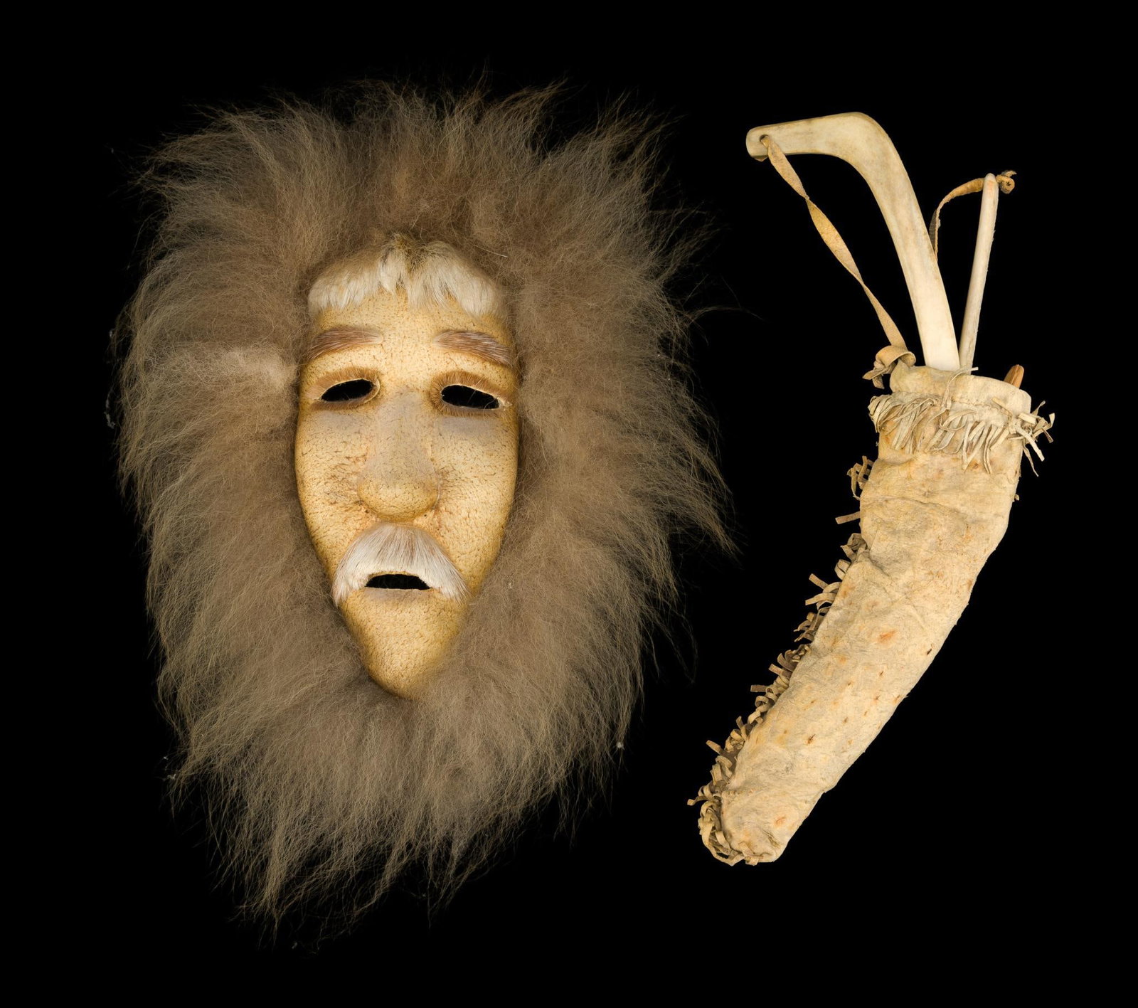 (Cold War Era) Anaktuvuk Mask & Inuit Tools (1 of 5)