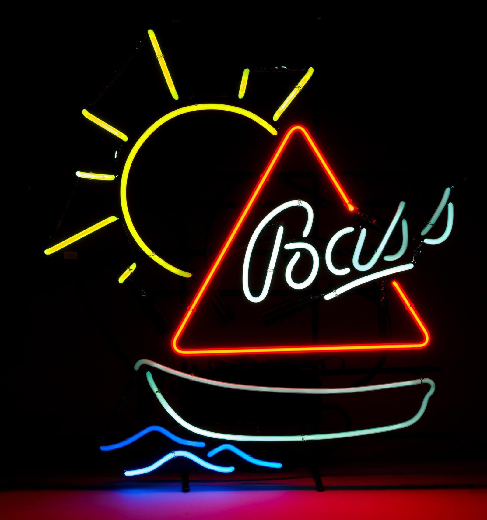 (Cold War Era) Bass Beer Neon Sign (1 of 3)