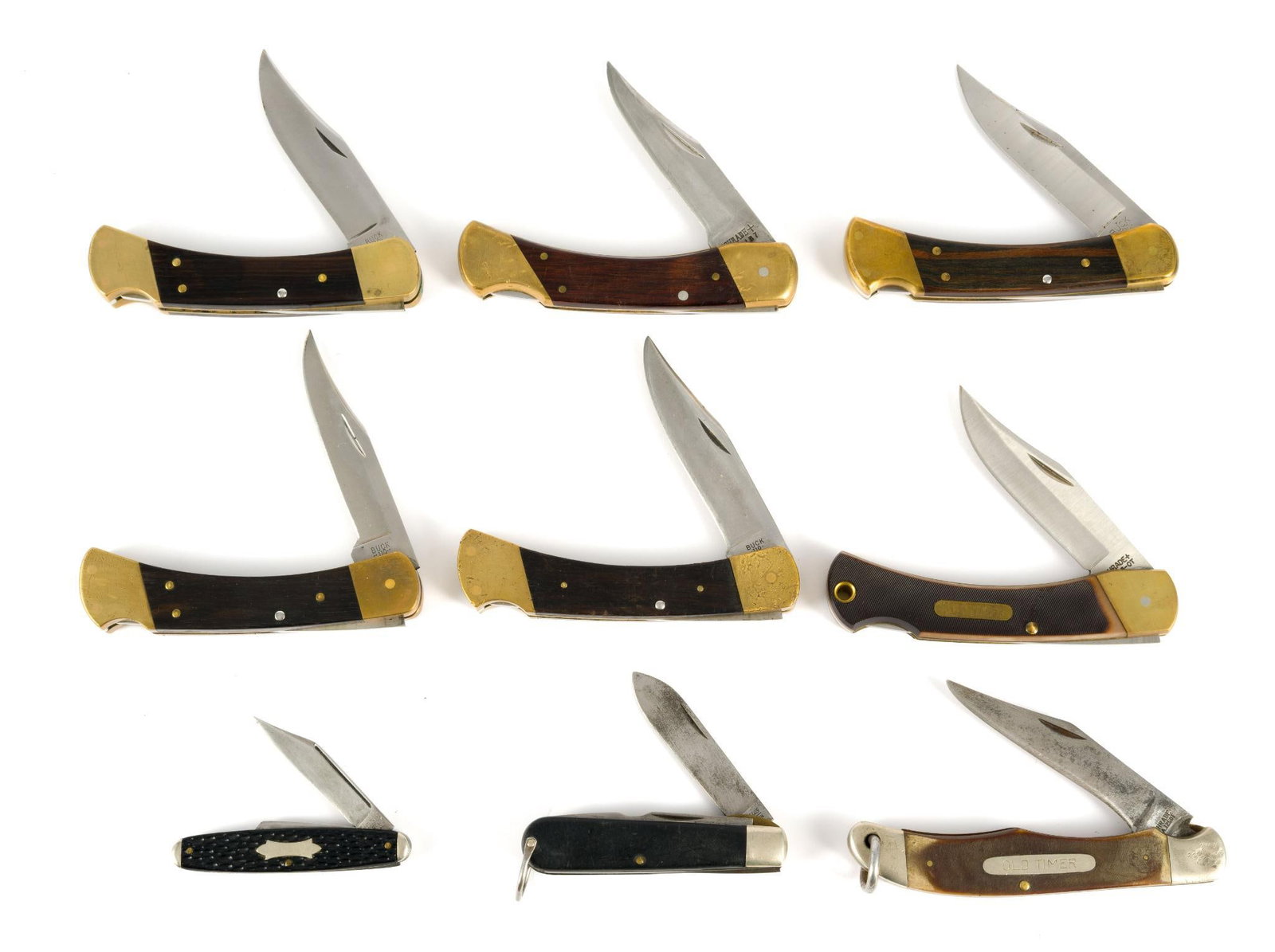 (Cold War Era) 9 Vintage Pocket Knives (1 of 2)