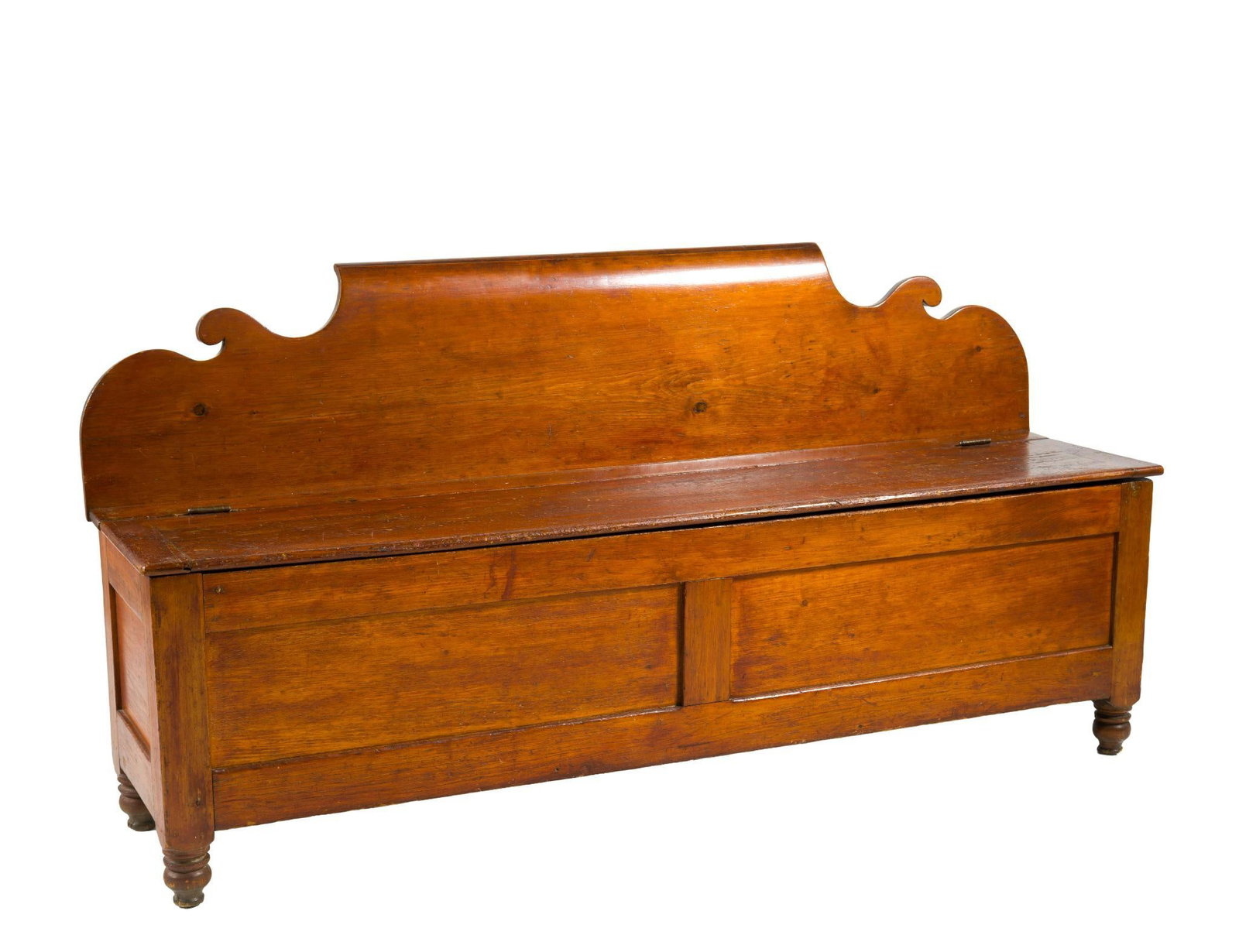 (19th Century) Wooden Settle Bench (1 of 8)