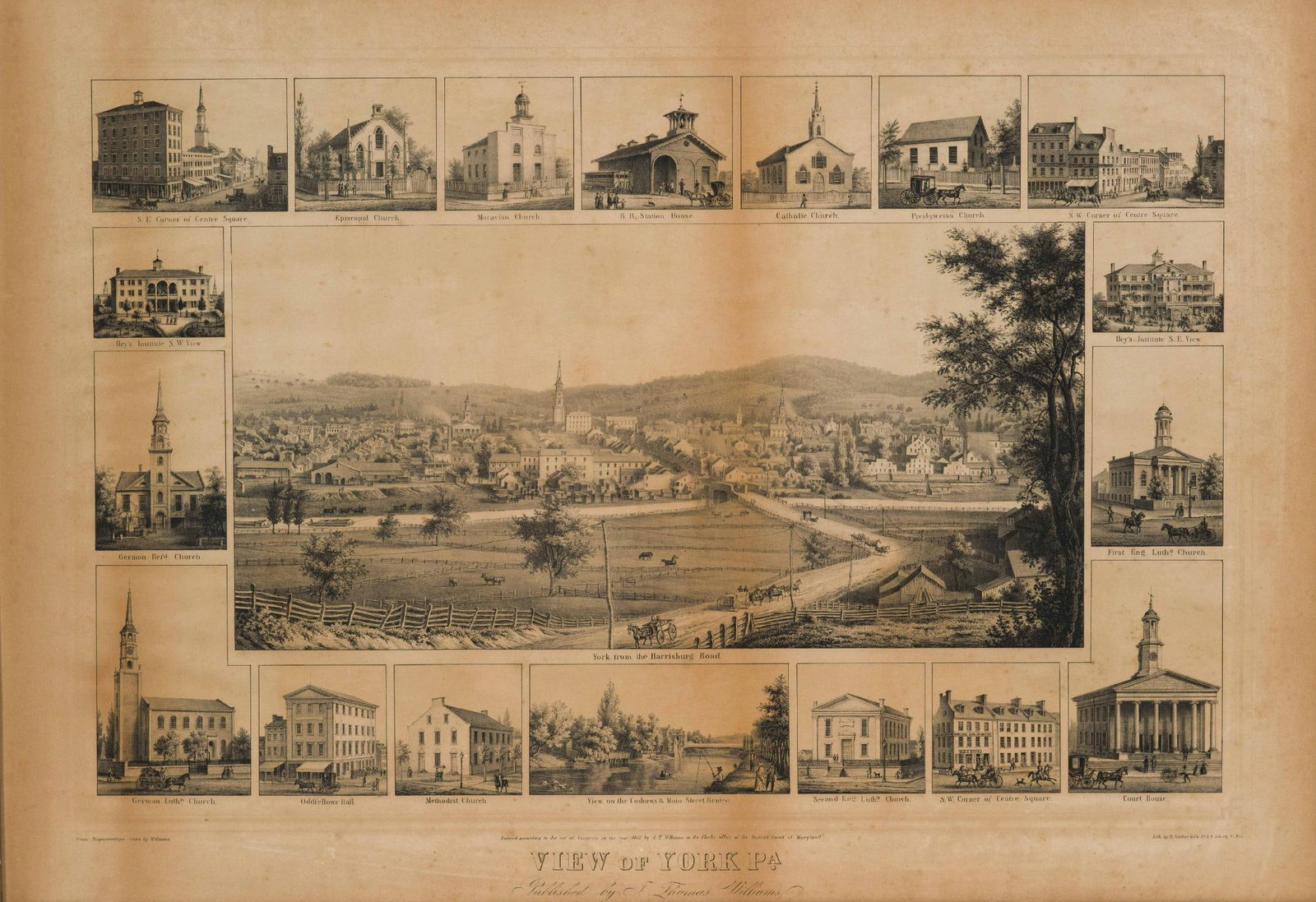 Views of York, PA Print (1 of 4)