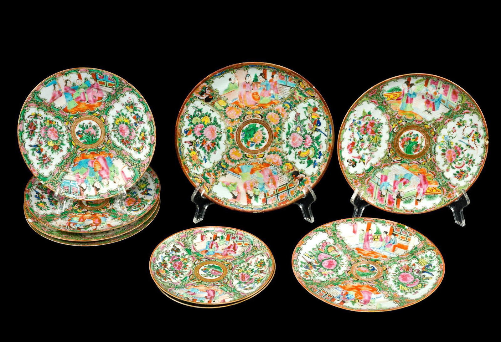 Antique Rose Medallion Dishes (1 of 5)