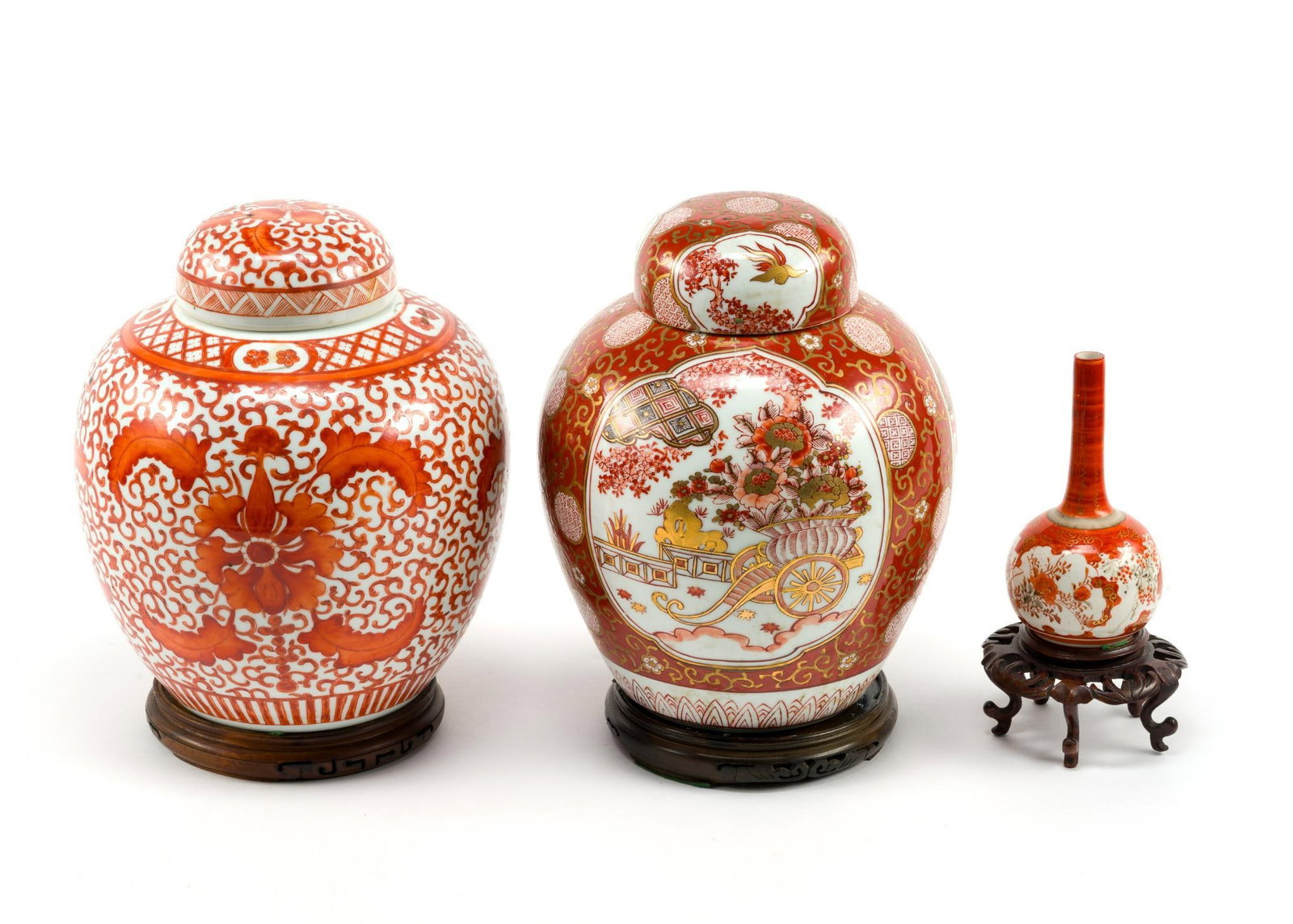 2 Japanese Ginger Jars & Vase (1 of 11)