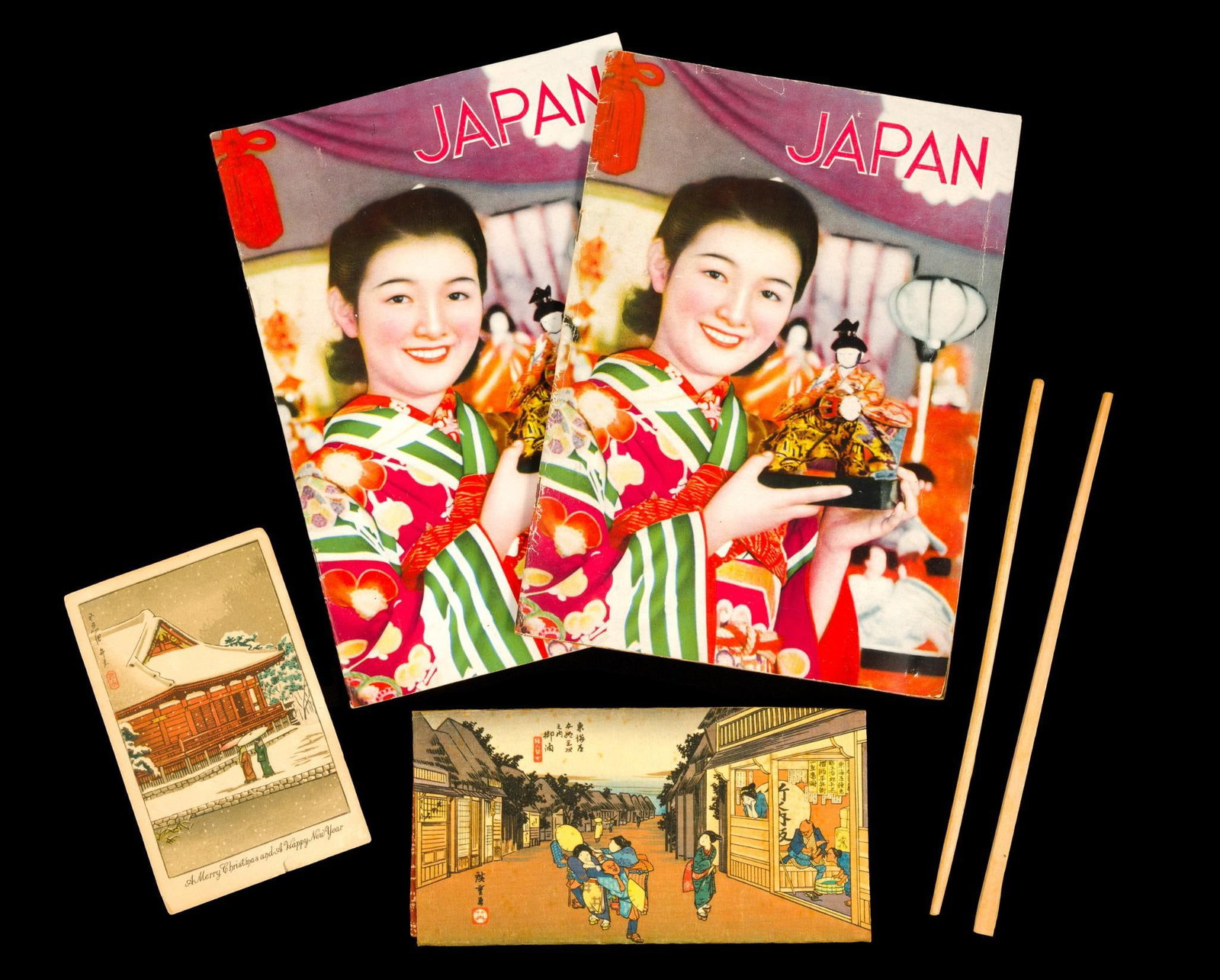 5 Japanese Tourist Items (1 of 5)