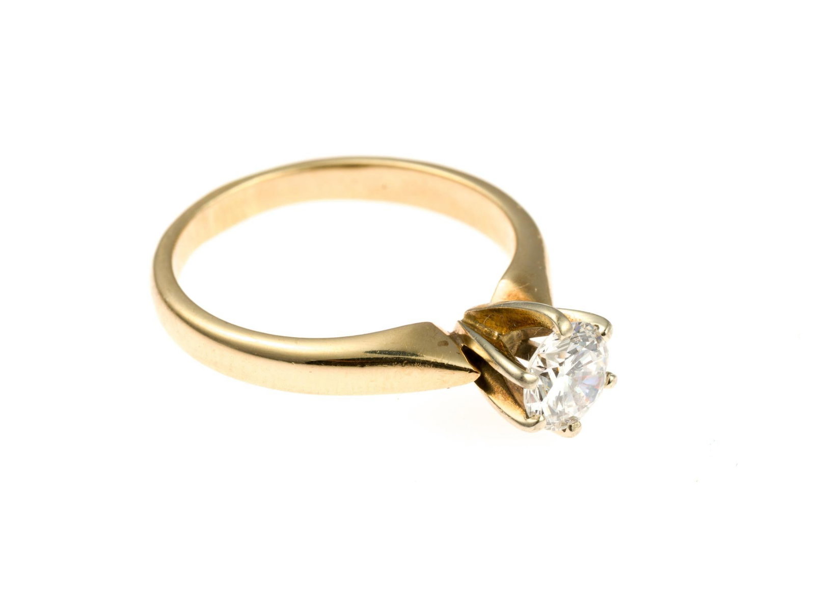14K Gold and .72 Ct Diamond Ring (1 of 4)