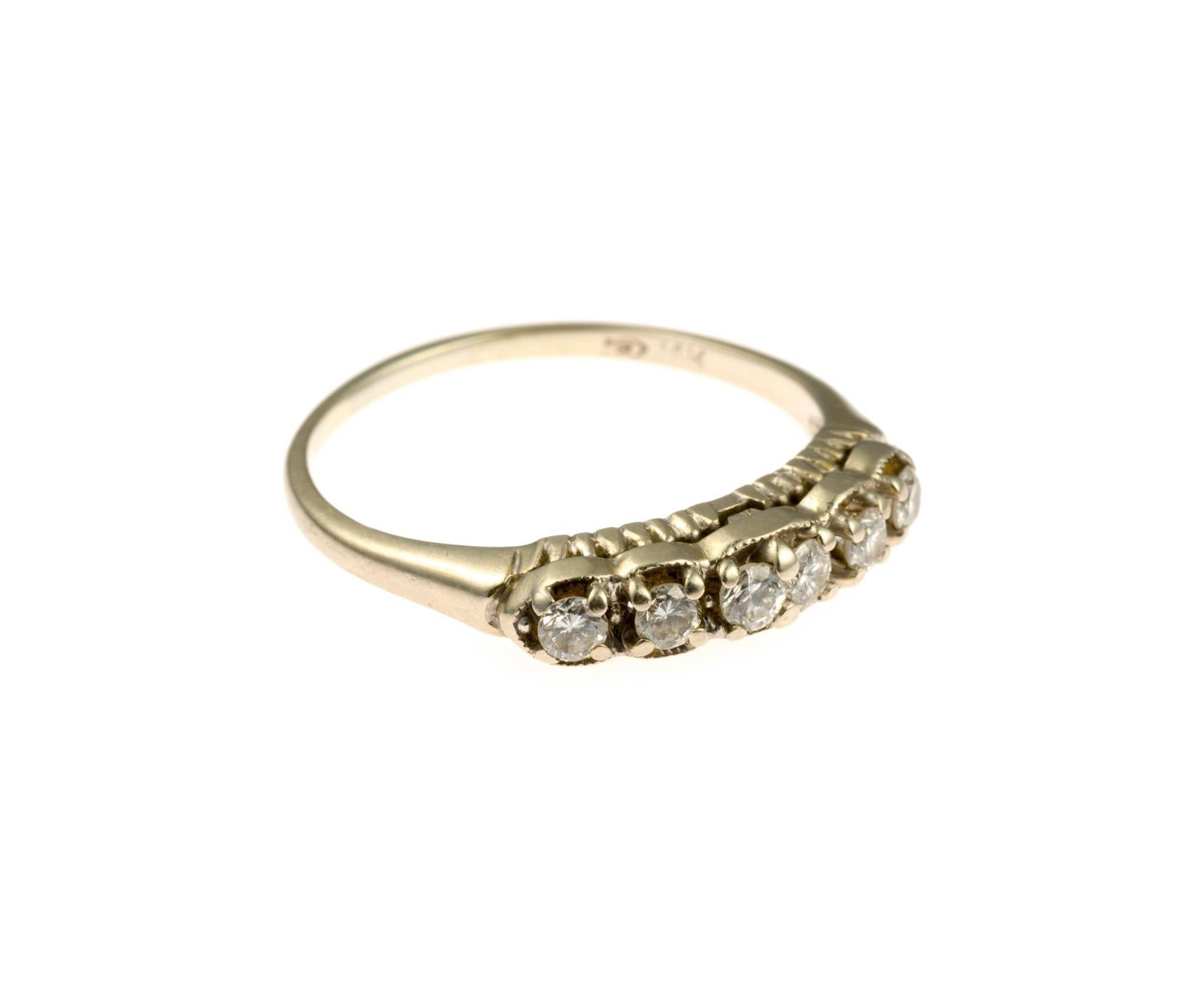 14K Gold and Diamond Ring (1 of 3)
