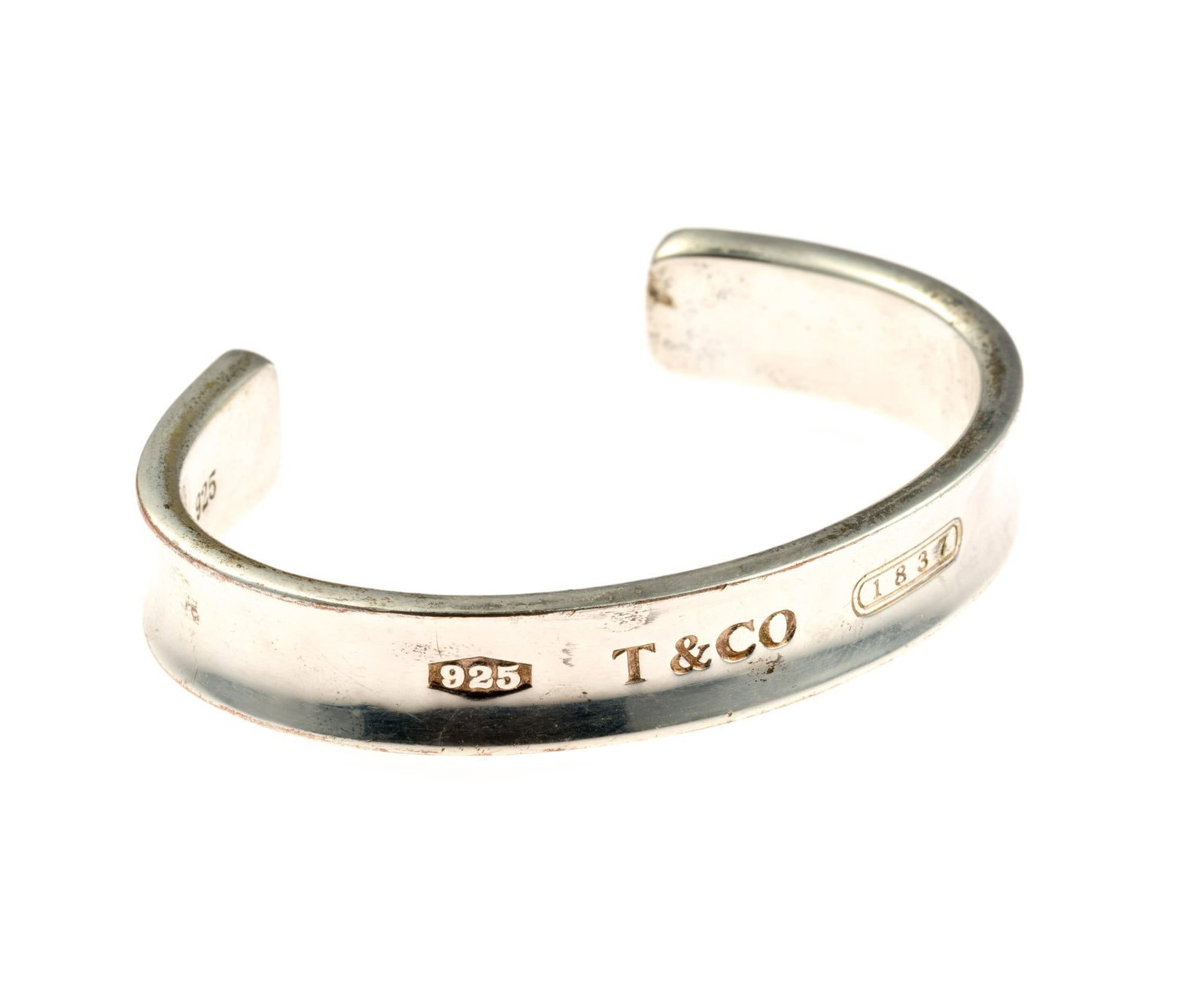 Tiffany 1837 Sterling Silver Bangle Bracelet (1 of 4)