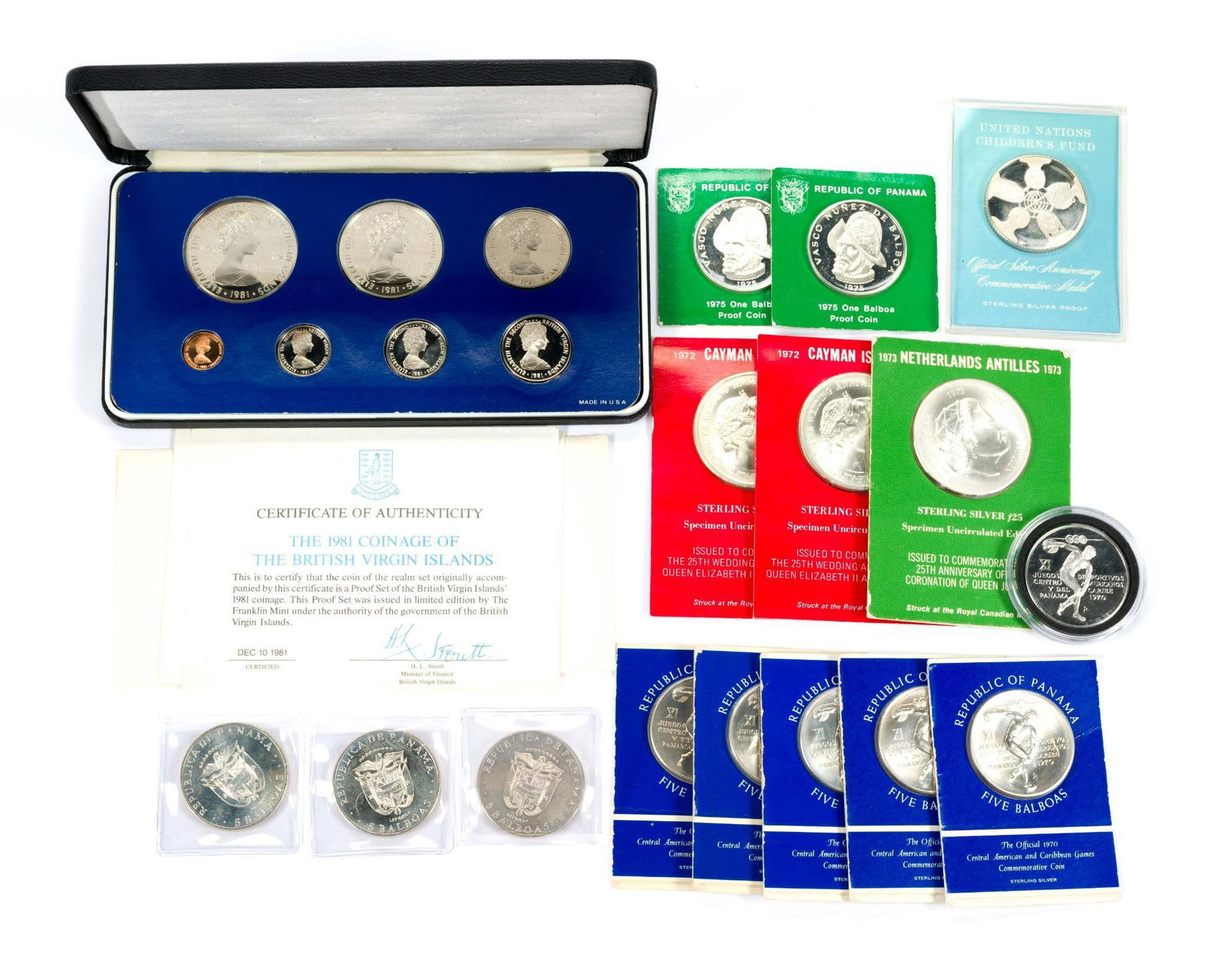 Silver World Commemorative Coins (1 of 5)