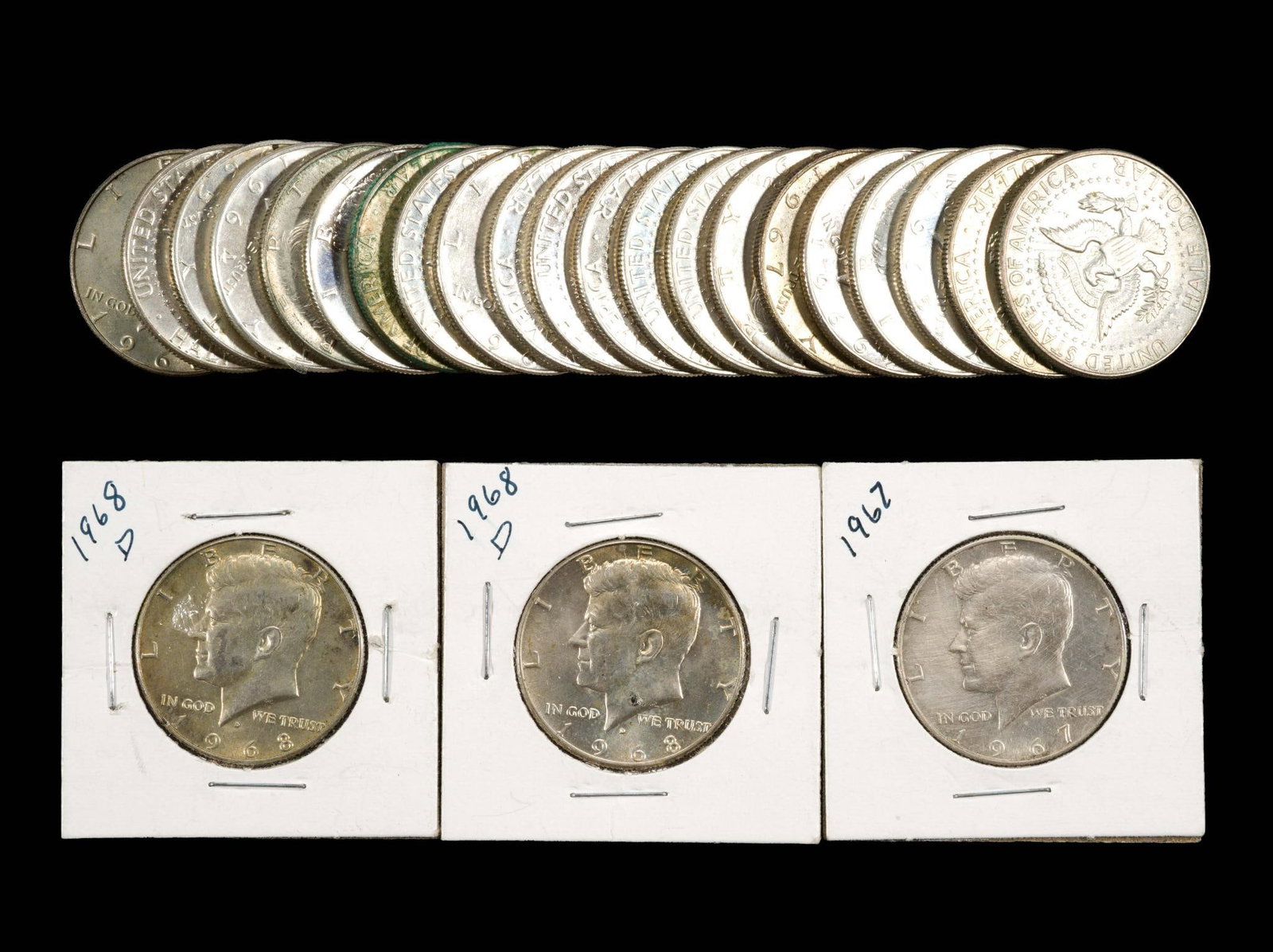 Twenty Three 40% Silver Kennedy Halves (1 of 1)