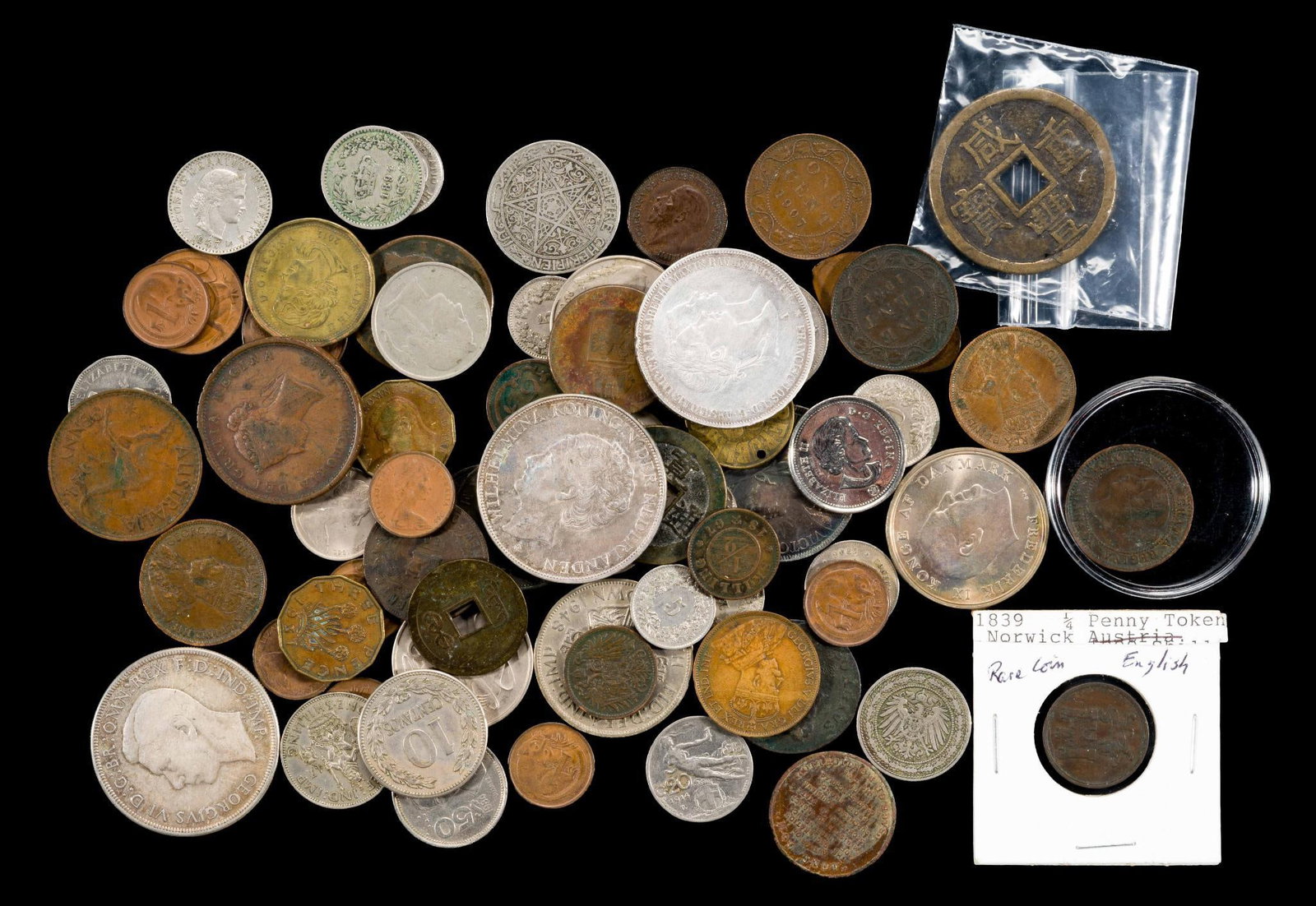 Mixed World Coins Including Silver And Better Copper (1 of 1)