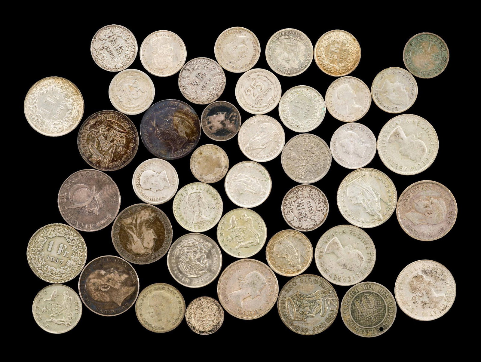 Various World Coins All Silver (1 of 1)