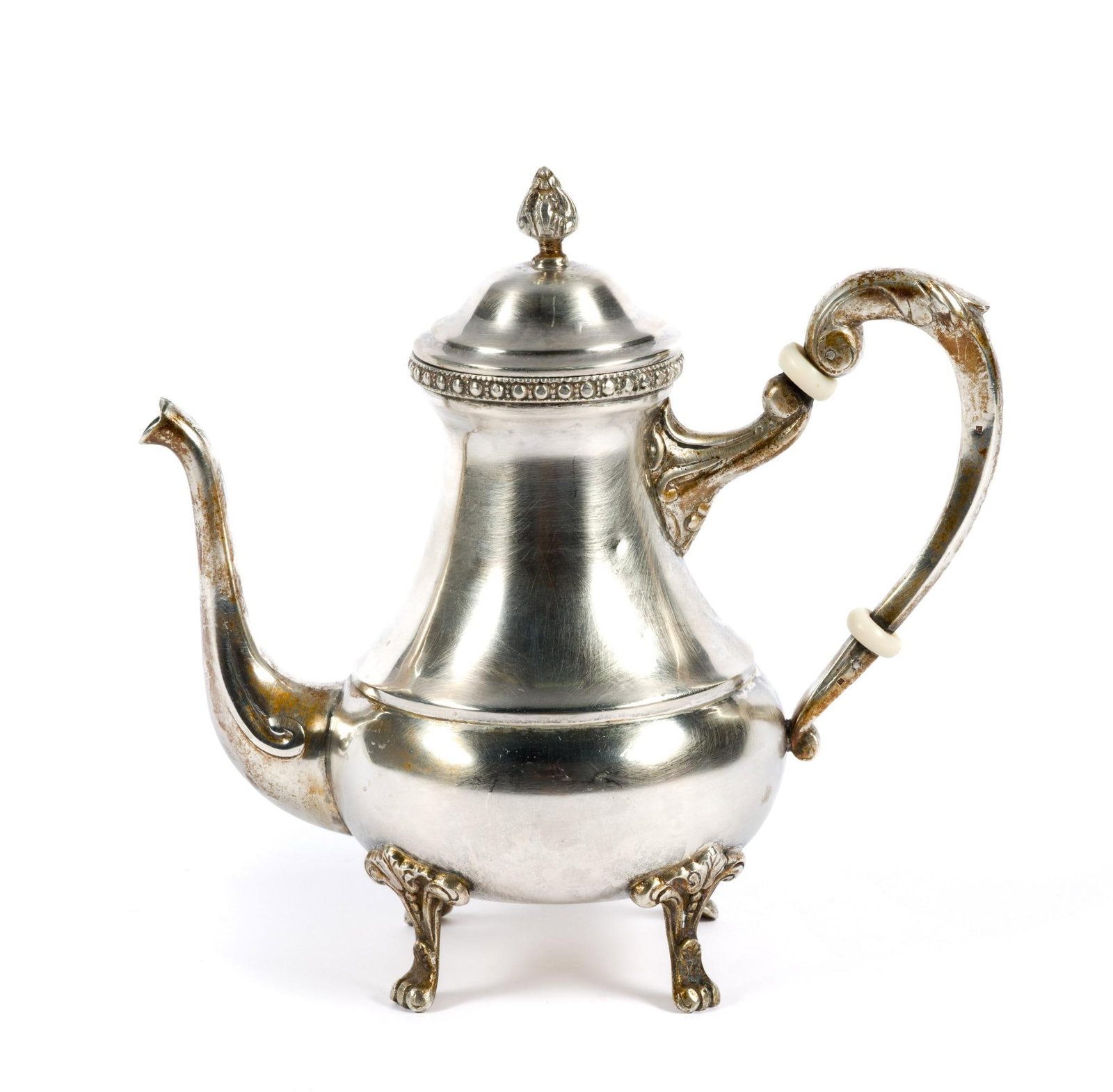 Egyptian Coin Silver Teapot (1 of 2)