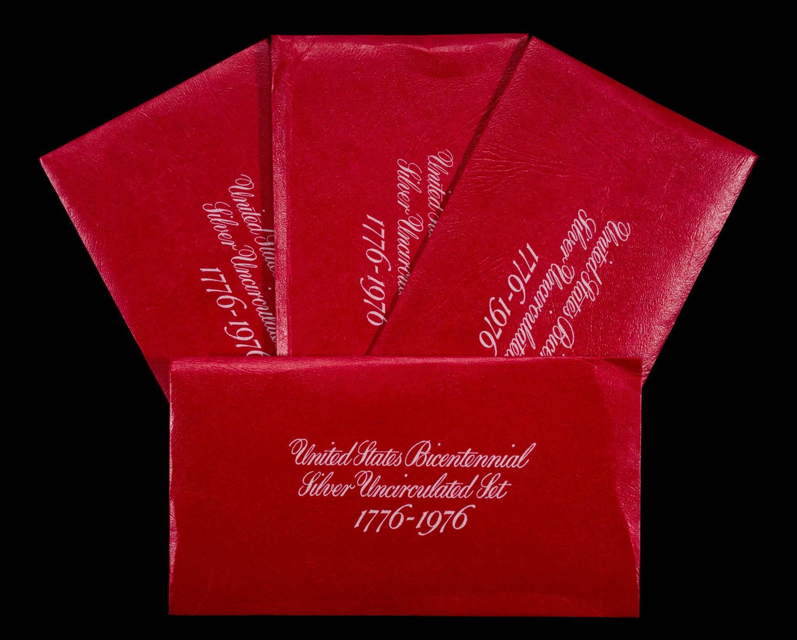 Four Silver Bicentennial Uncirculated Sets (1 of 2)